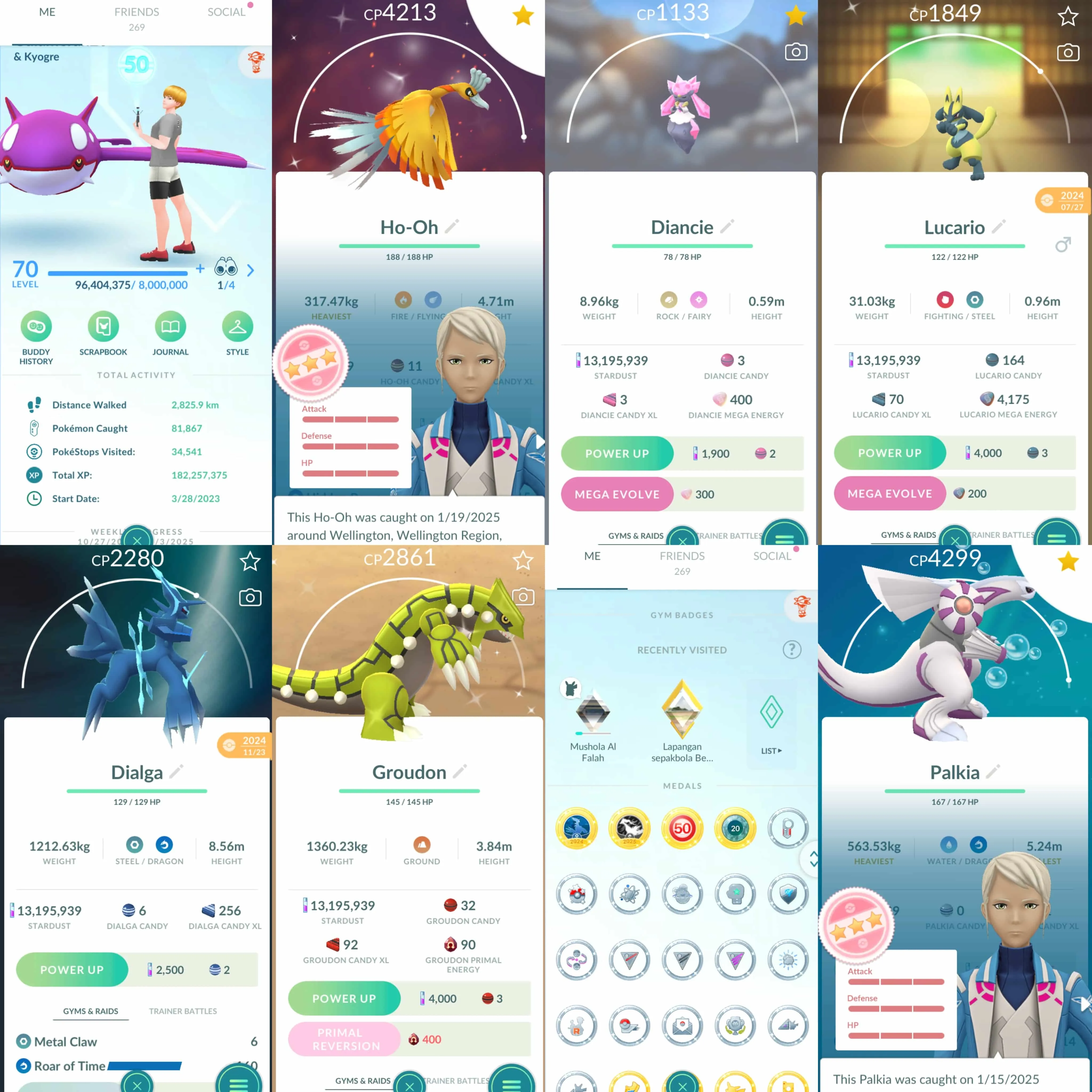 1823 Level 70 Legacy 50. Shundo Ho-Oh Shiny: Zacian, Zamazenta, Lugia, shadow Ho-Oh, shadow Regirock, Kyogre, Groudon, Dialga Origin, shadow Regigigas, Giratina, Genesect, Reshiram, Xerneas, Necrozma, Magby, etc.