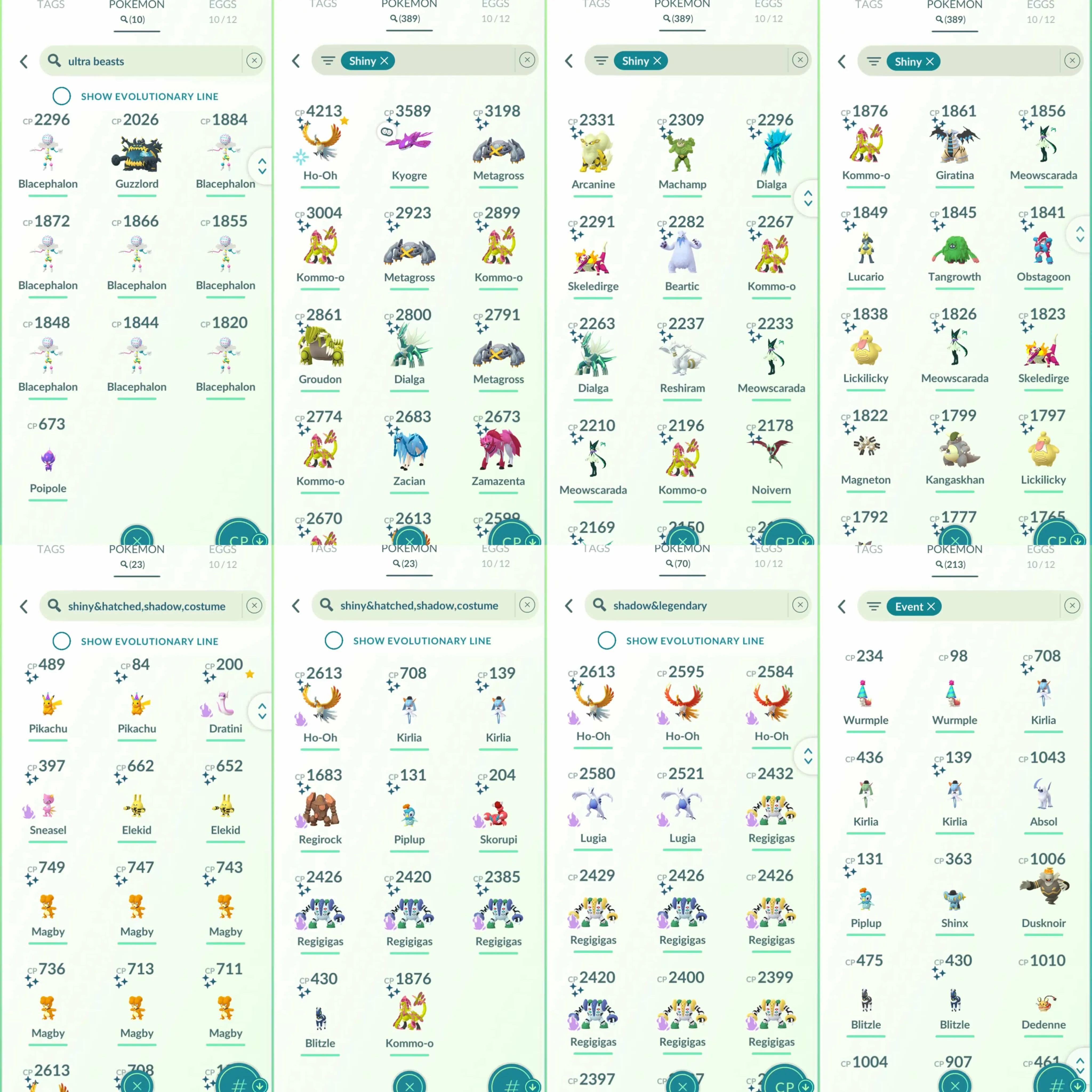 1823 Level 70 Legacy 50. Shundo Ho-Oh Shiny: Zacian, Zamazenta, Lugia, shadow Ho-Oh, shadow Regirock, Kyogre, Groudon, Dialga Origin, shadow Regigigas, Giratina, Genesect, Reshiram, Xerneas, Necrozma, Magby, etc.