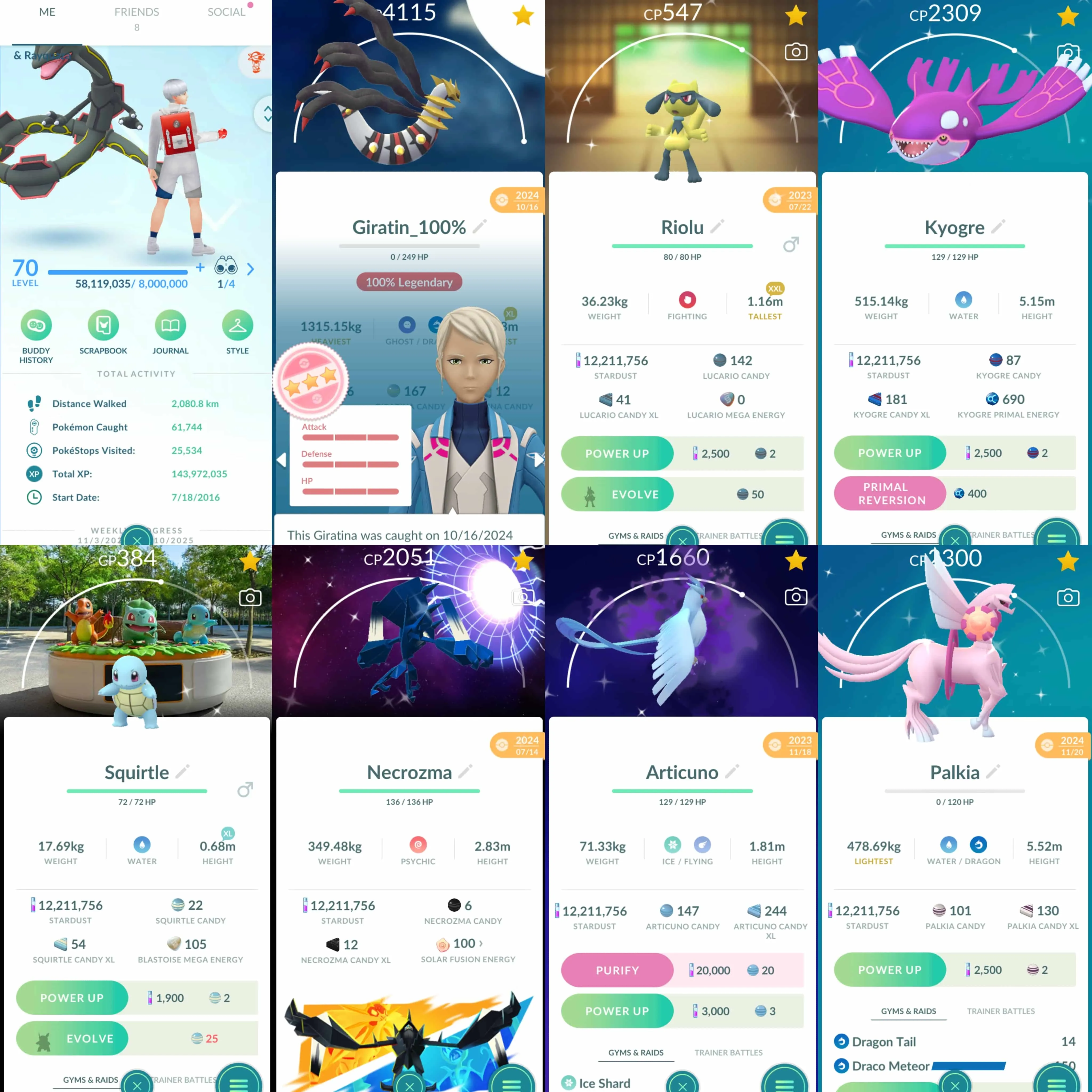 1826 Level 70 2016. Master Ball x3 Meltan100 Shiny Mega Rayquaza Shundo Tyranitar Shundo Axew Shundo Froakie Shiny Necrozma BG Shiny Primal Kyogre Shiny Squirtle BG Osaka
