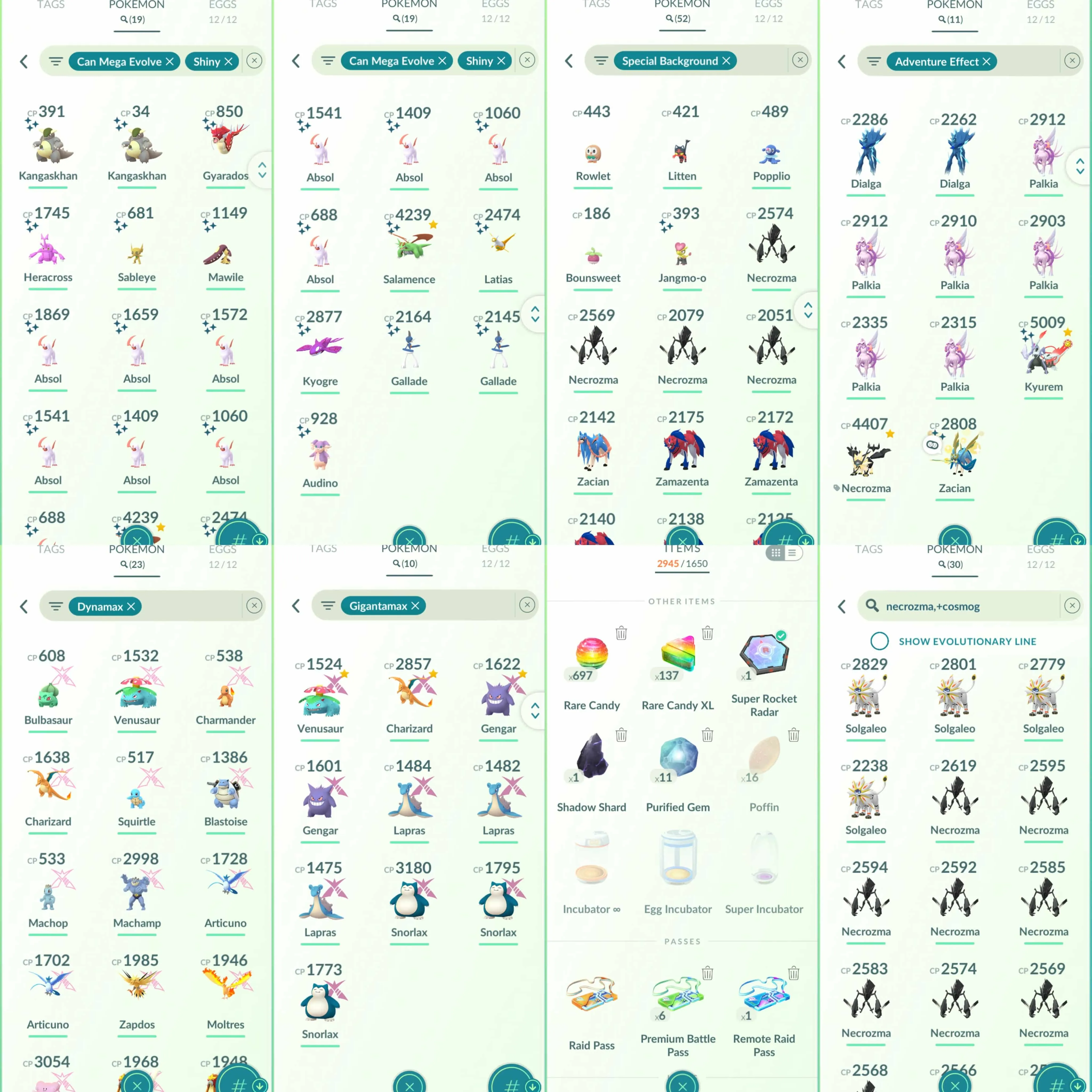 1827 Level 70 Legacy 50. Shiny Galarian Moltres Shiny White Kyurem Ice Burn Shiny Lucky Zacian Crowned Sword Shiny Primal Kyogre Shundo Salamence Shundo Blissey Shundo Eevee