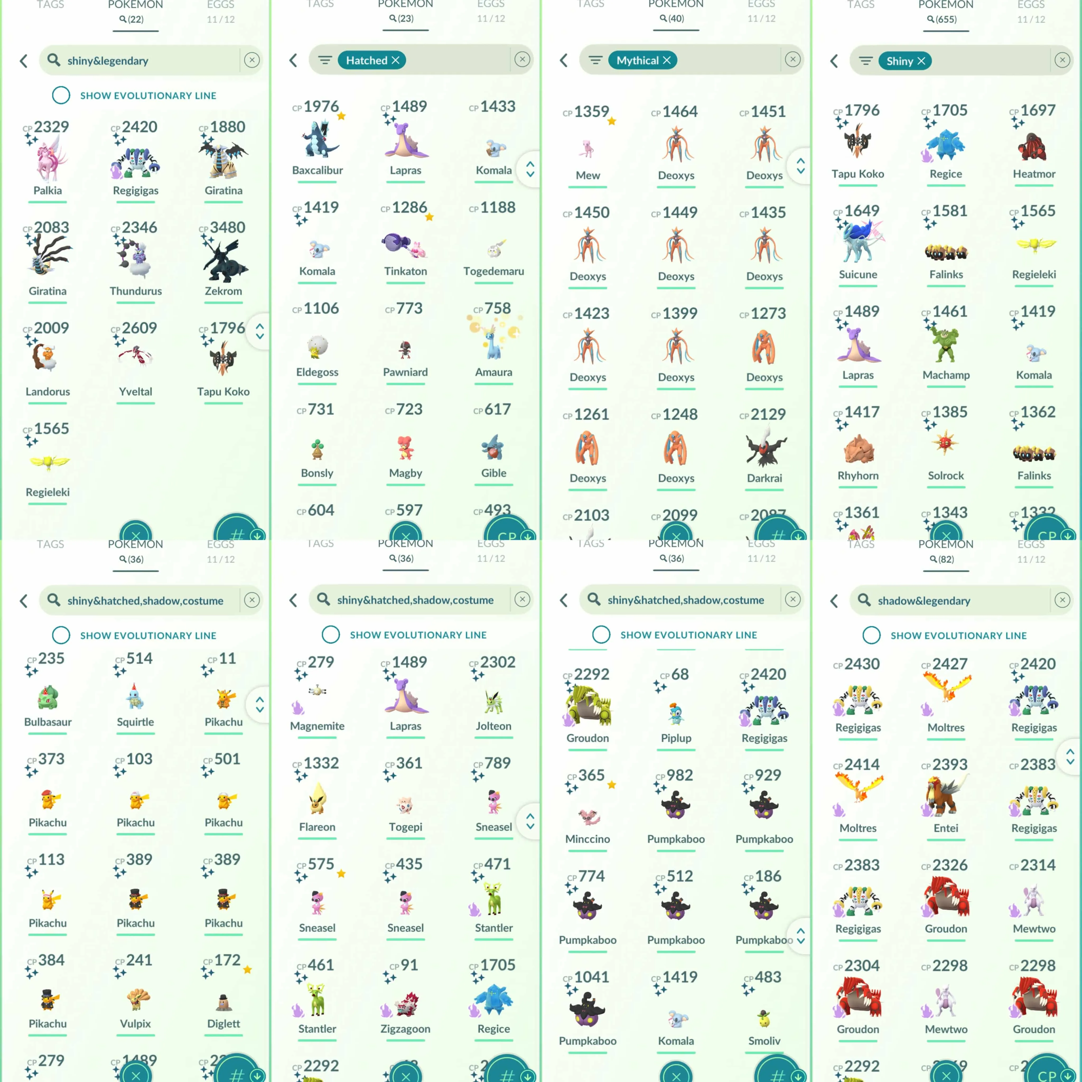 1831 Level 70 Legacy 50. Legends100x7 Palkia100 Genesect100 Coin3331 Solgaleo-Lunala Shundo Metagross Shiny Rayquaza Shiny Kyogre Shiny Primal Groudon Shiny Mega Camerupt Shiny DMax Suicune Shiny Totodile BG