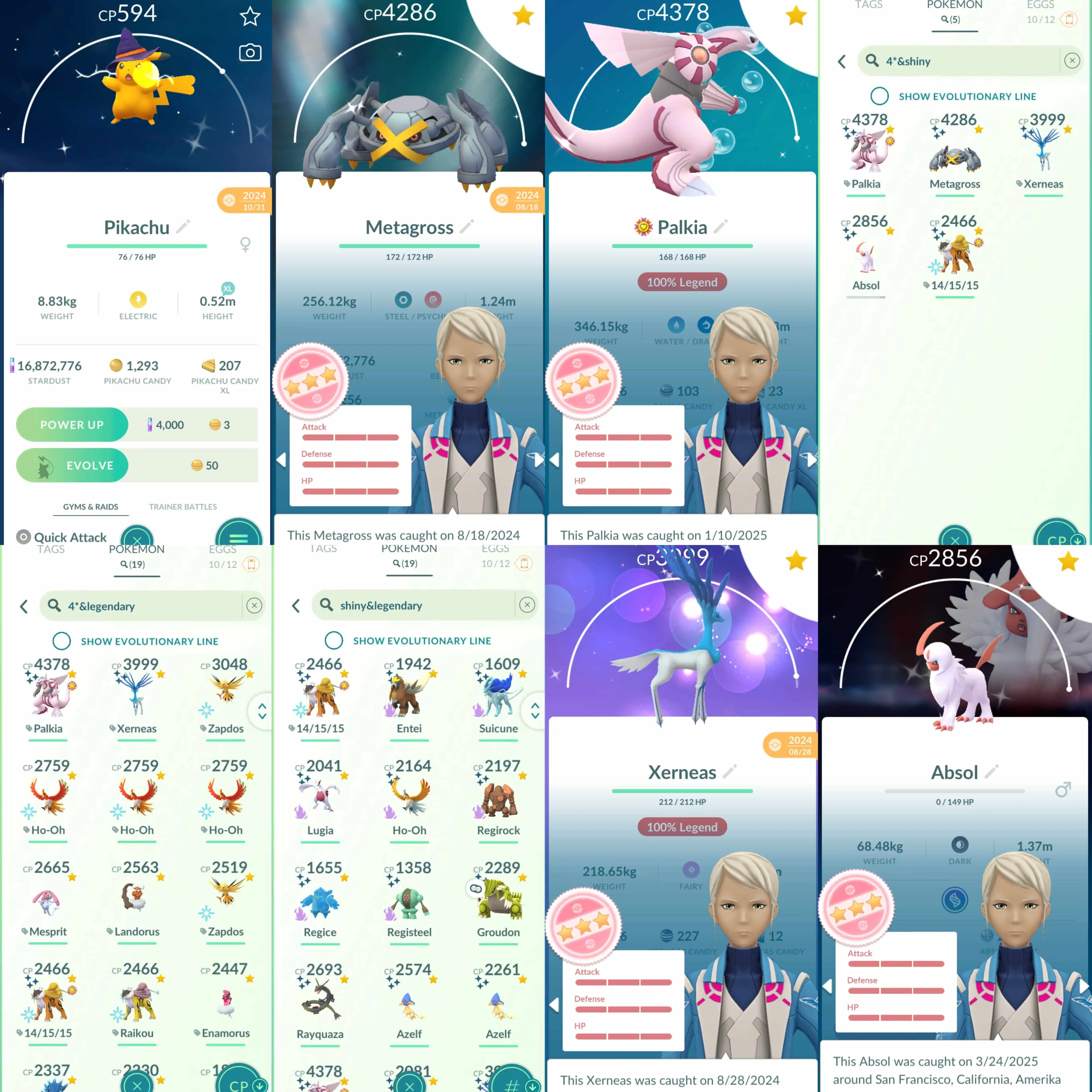 1844 Level 70 Shiny Mega Rayquaza Shundo Raikou Shundo Palkia Shundo Xerneas Shundo Metagross Legends100 x19 Dialga Origin100 Enamorus100 Shundo Absol