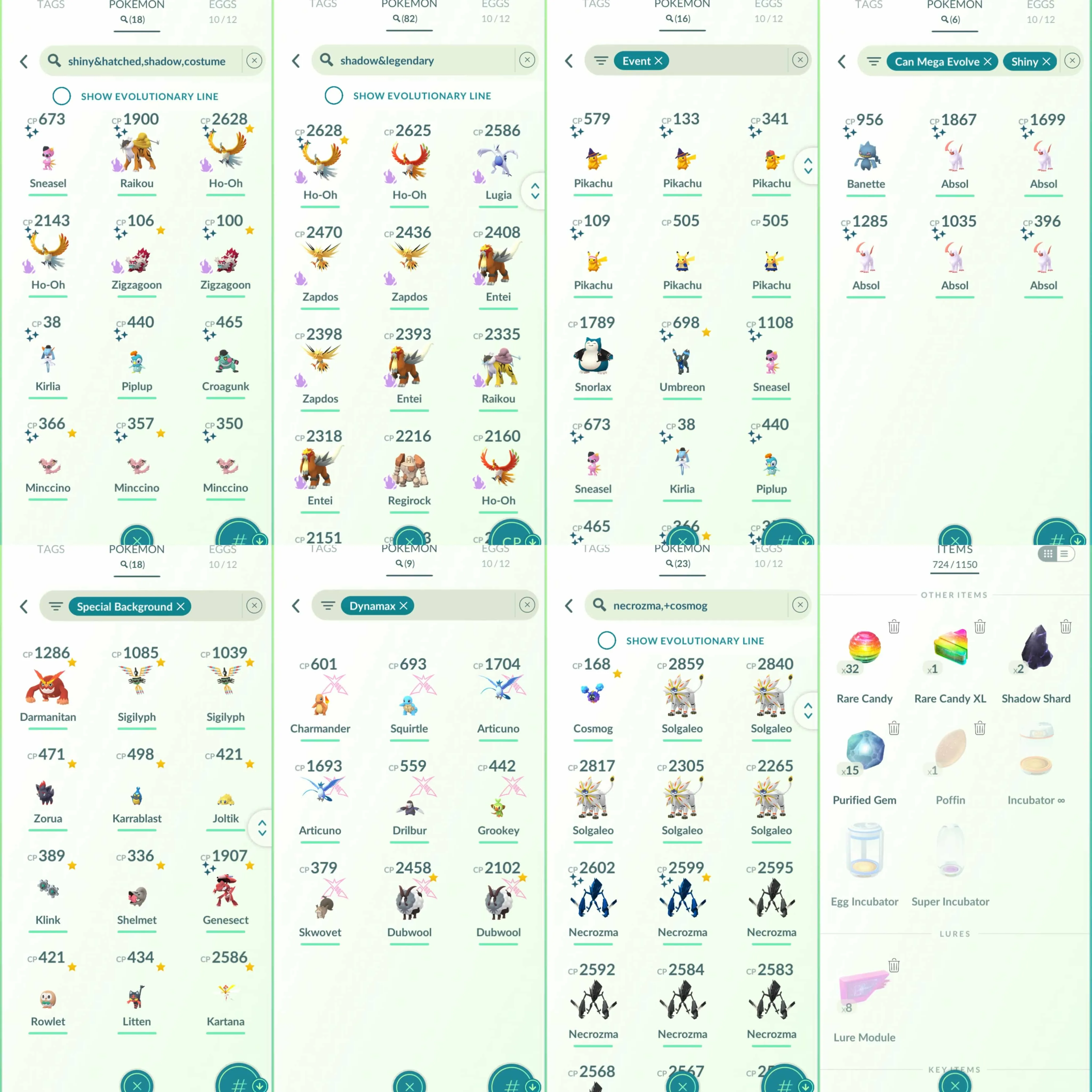 1845 Level 70 Shiny Mega Rayquaza Legends100 x15 Shundo Entei Shundo Uxie Suicune100 Dialga Origin100 Zamazenta100 Shiny Genesect BG Shiny Mega Absol
