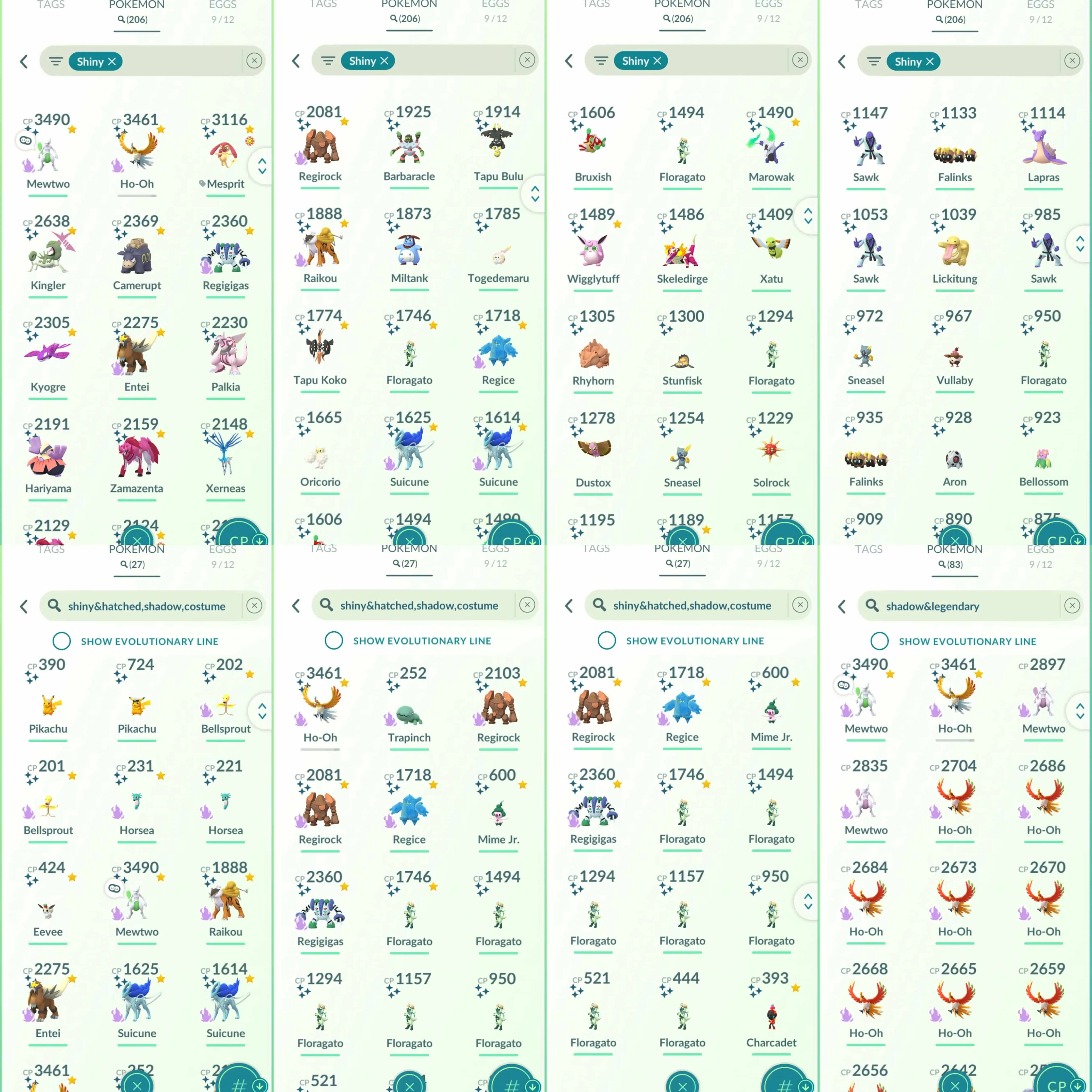 1847 Level 70 Shiny Shadow Mewtwo Shundo Mesprit Shiny Charcadet Shiny Mime Jr. Regigigas100 x2 Shiny GMax Kingler Shiny Bulbasaur Osaka BG