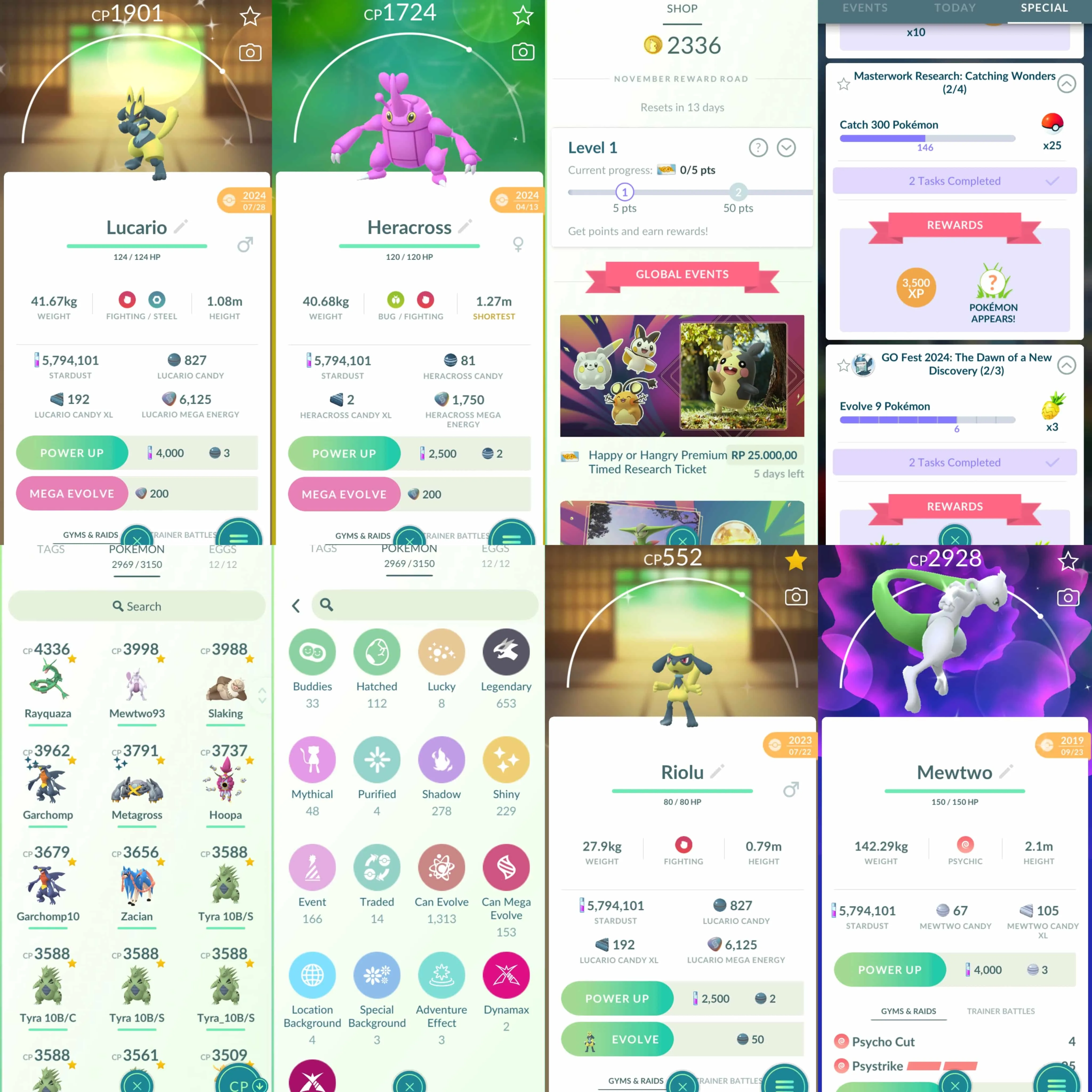 1853 Level 70 Coin6370 Shiny Mega Rayquaza Shiny Groudon Shiny Kyogre Shiny Mega Latias Shiny Mega Latios Shundo Gallade Shundo Meowscarada