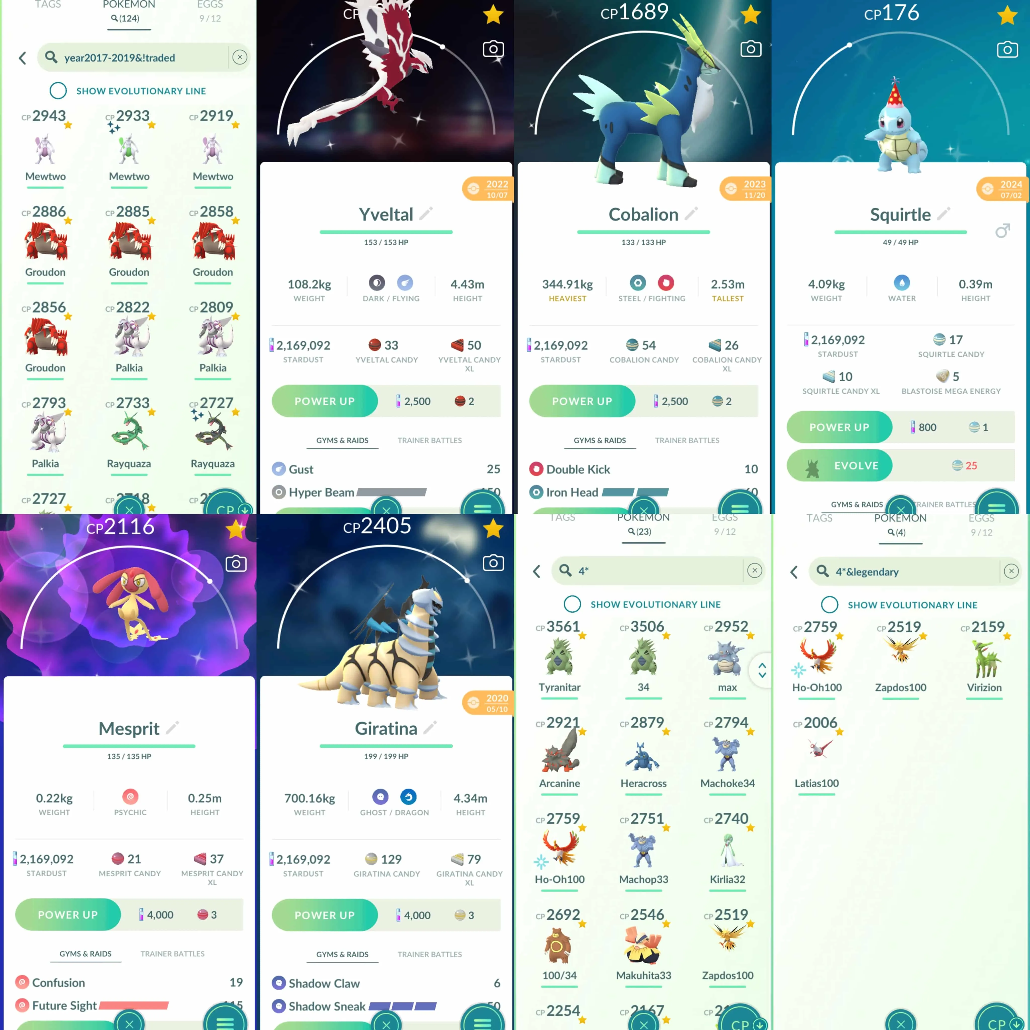 1859 Level 58 2018. Coin 12070 Armored Mewtwo x2 tradeable Shiny Mewtwo Shiny: Zapdos, Lugia, shadow Registeel, Latios, Rayquaza, Mesprit, Giratina
