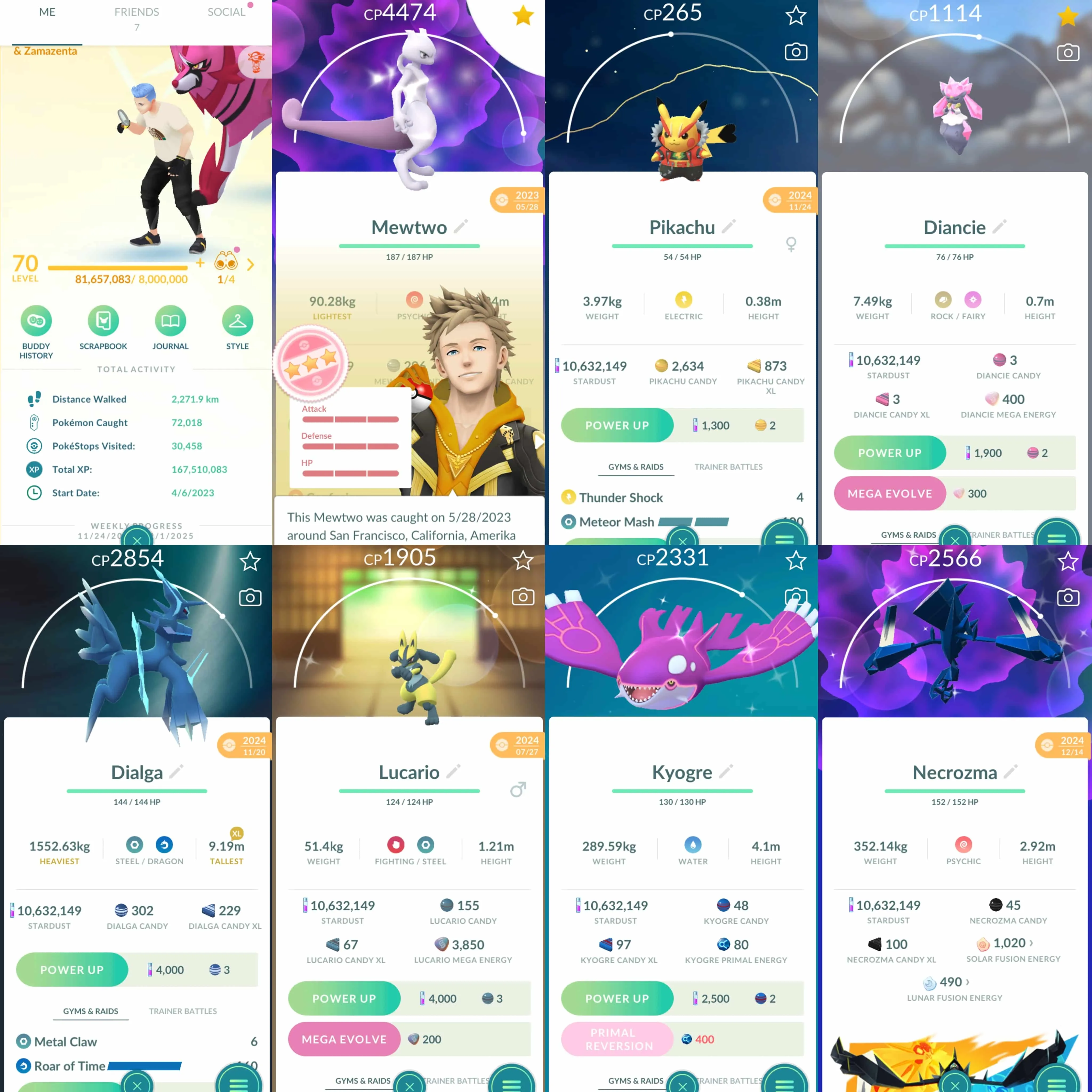 1863 Level 70 Mewtwo100 Shiny Mega Lucario Shiny shadow Suicune Shiny Genesect Shiny Necrozma Shiny Blacephalon Shiny Zamazenta Shiny Regieleki