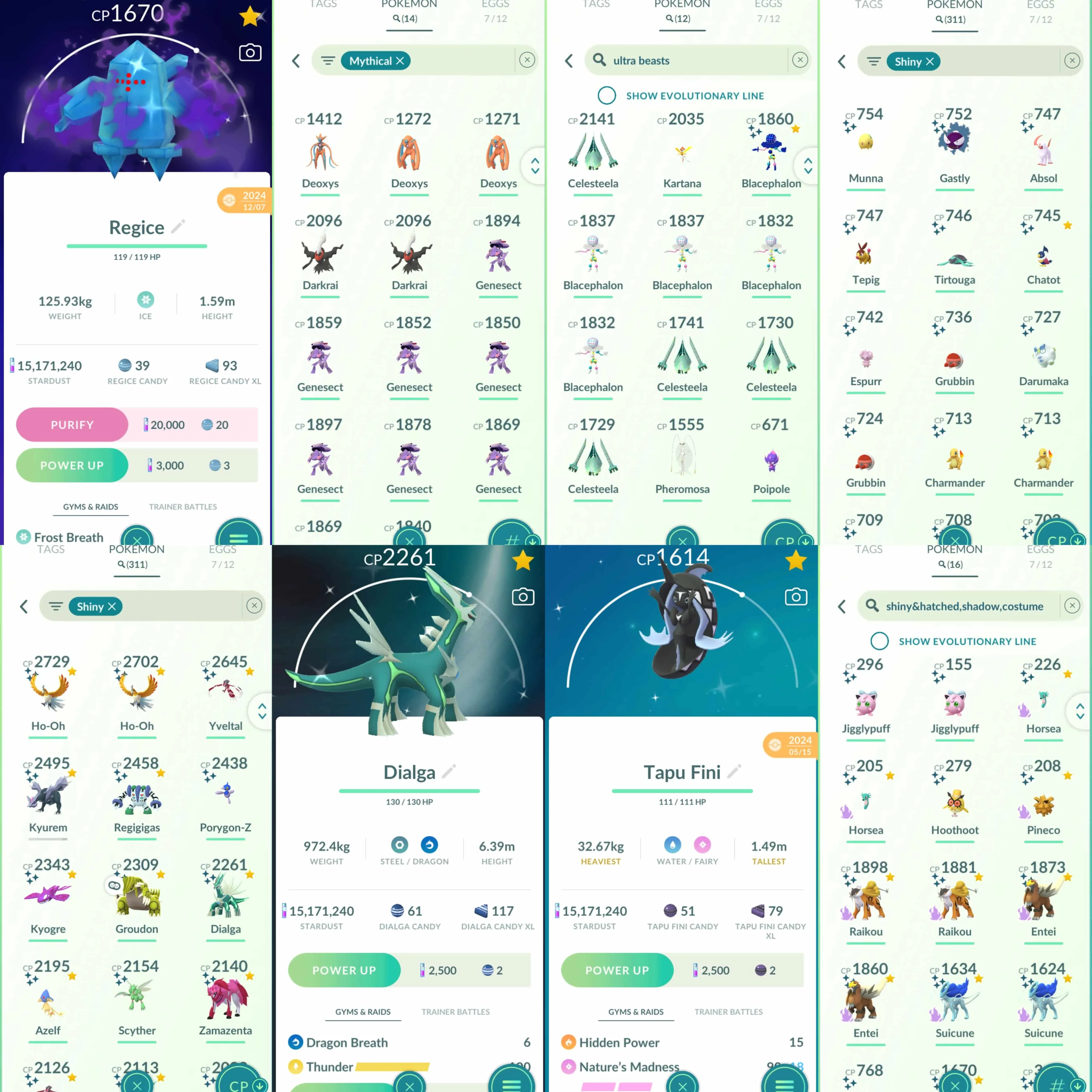 1865 Level 70 Legends100x9 Reshiram100 Raikou100 Entei100 Suicune100 Giratina100 Shiny Mega Latios Shiny Mega Absol Shiny: shadow Raikou, shadow Entei
