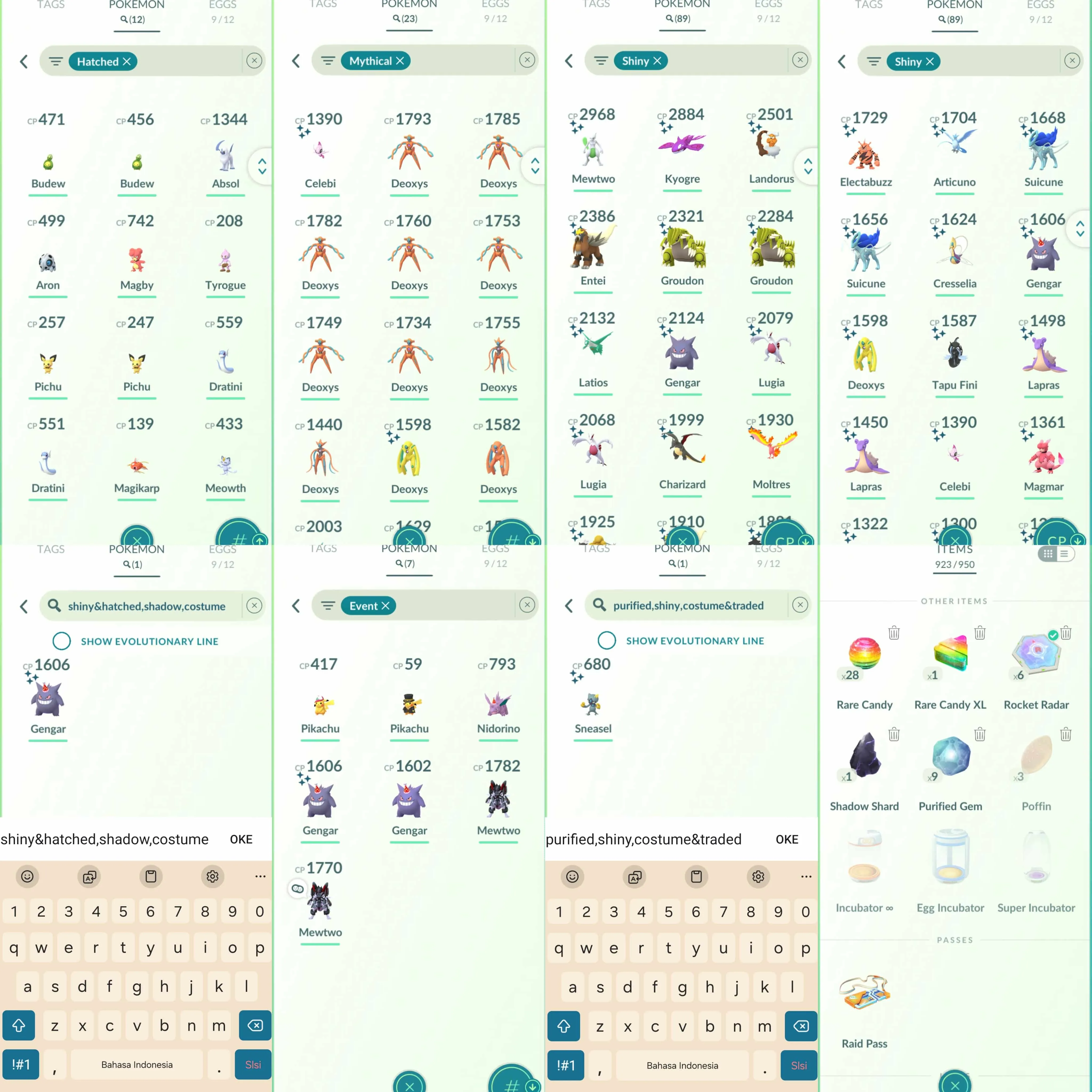 1869 Level 54 2019. Armored Mewtwo x2 tradeable Shiny Mewtwo Shiny Celebi Shiny Deoxys Shiny Charizard Shiny Alolan Marowak Shiny Lapras