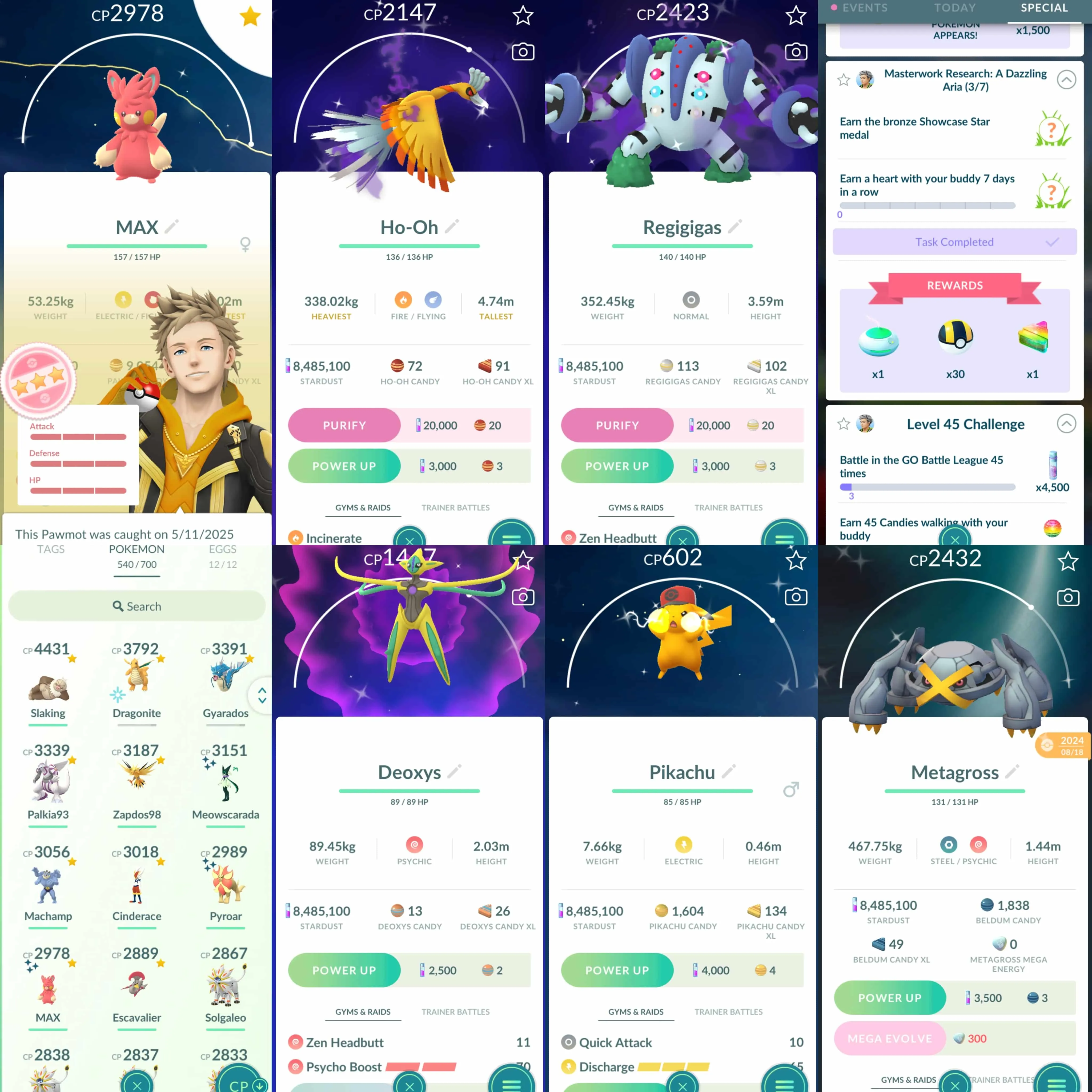 1870 Level 70 Shiny Meloetta Quest Shiny Mega Latios Shiny Zamazenta BG Shiny GMax Machamp Shiny Necrozma Shiny Deoxys Shiny Metagross Shiny Genesect