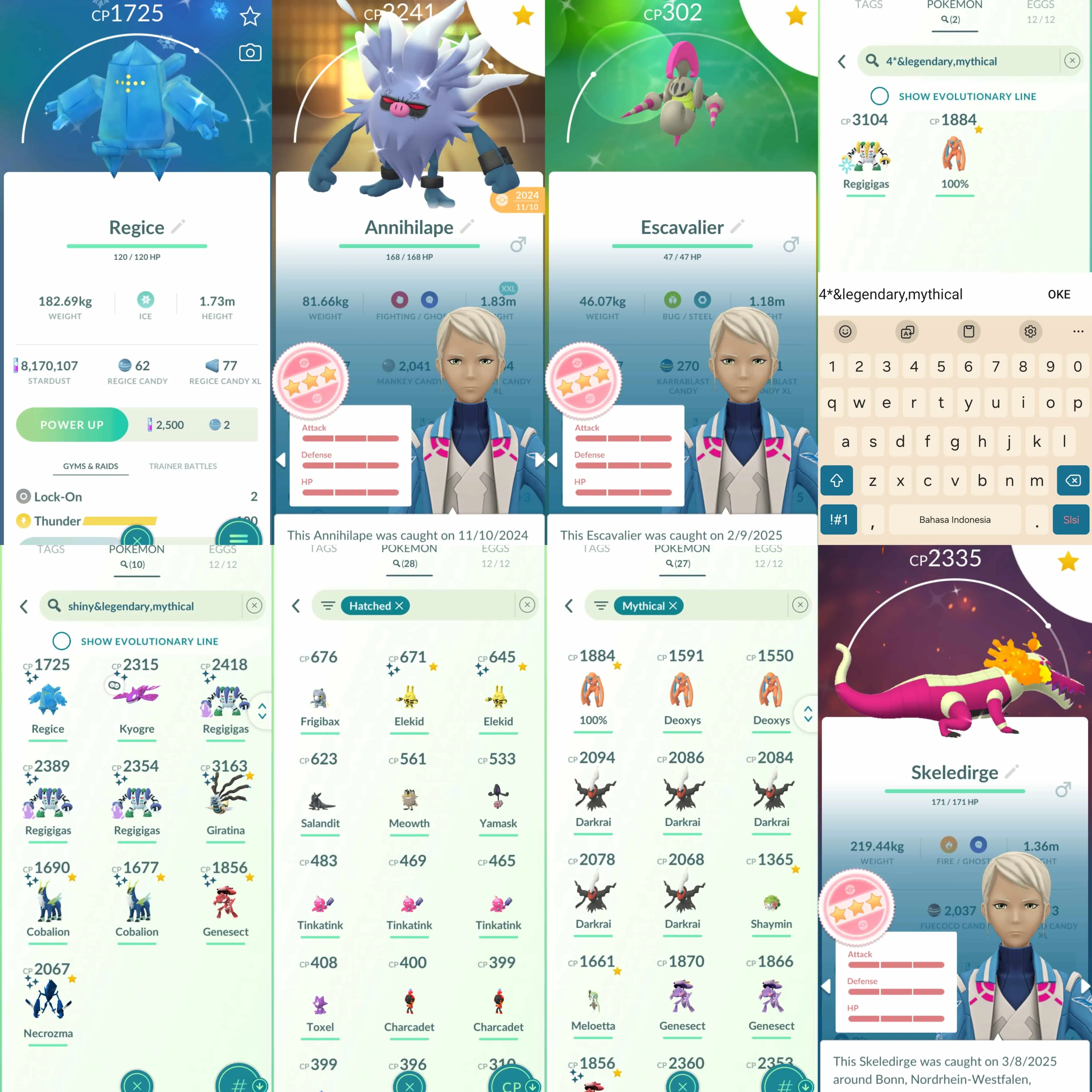1872 Level 69 Deoxys100 Shiny GMax Machamp Shiny Necrozma Shiny Metagross Shiny Genesect  Shundo: Skeledirge, Hoothoot, Gardevoir, Escavalier