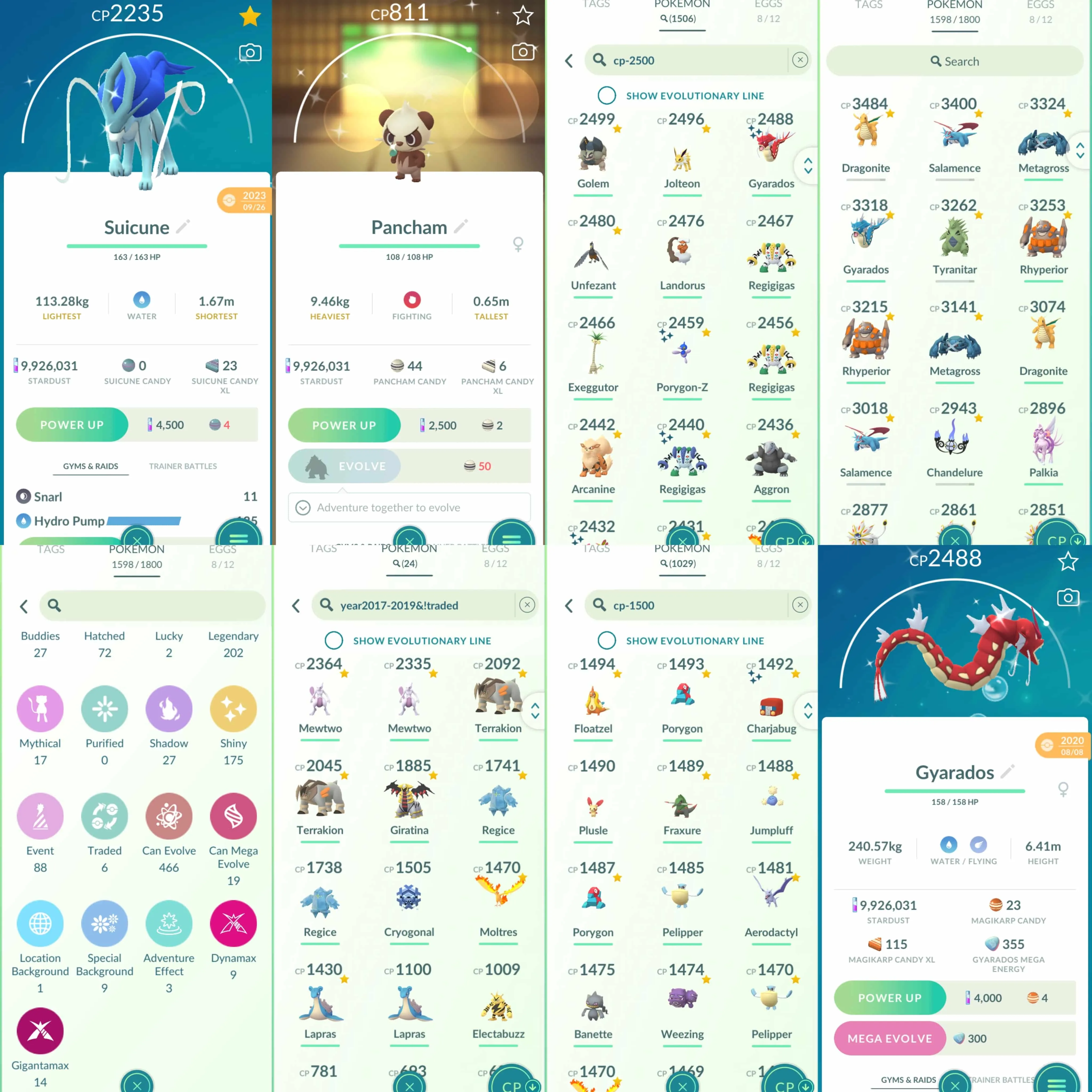 1875 Level 70 2019. Eternatus Shiny Dialga Origin Roar of Time Shiny Celebi Shiny Suicune Shiny Mega Gyarados GMax Charizard BG GMax Blastoise BG