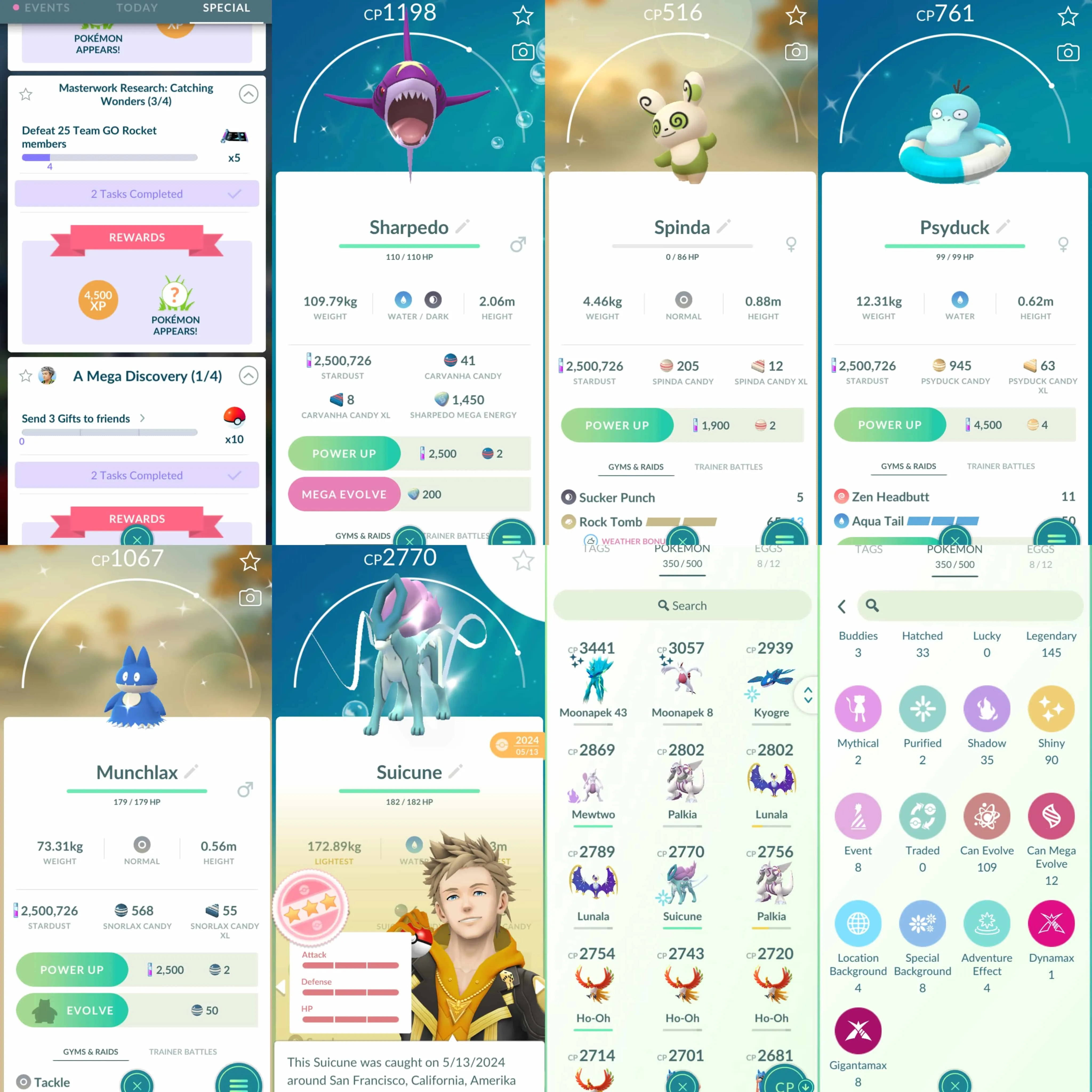 1881 Level 62 Eternatus Shiny Rayquaza Shundo Rarest GMax Charizard Dark Skies BG Shiny Dialga Origin Roar of Time Shiny Palkia Origin Shiny Mega Sharpedo