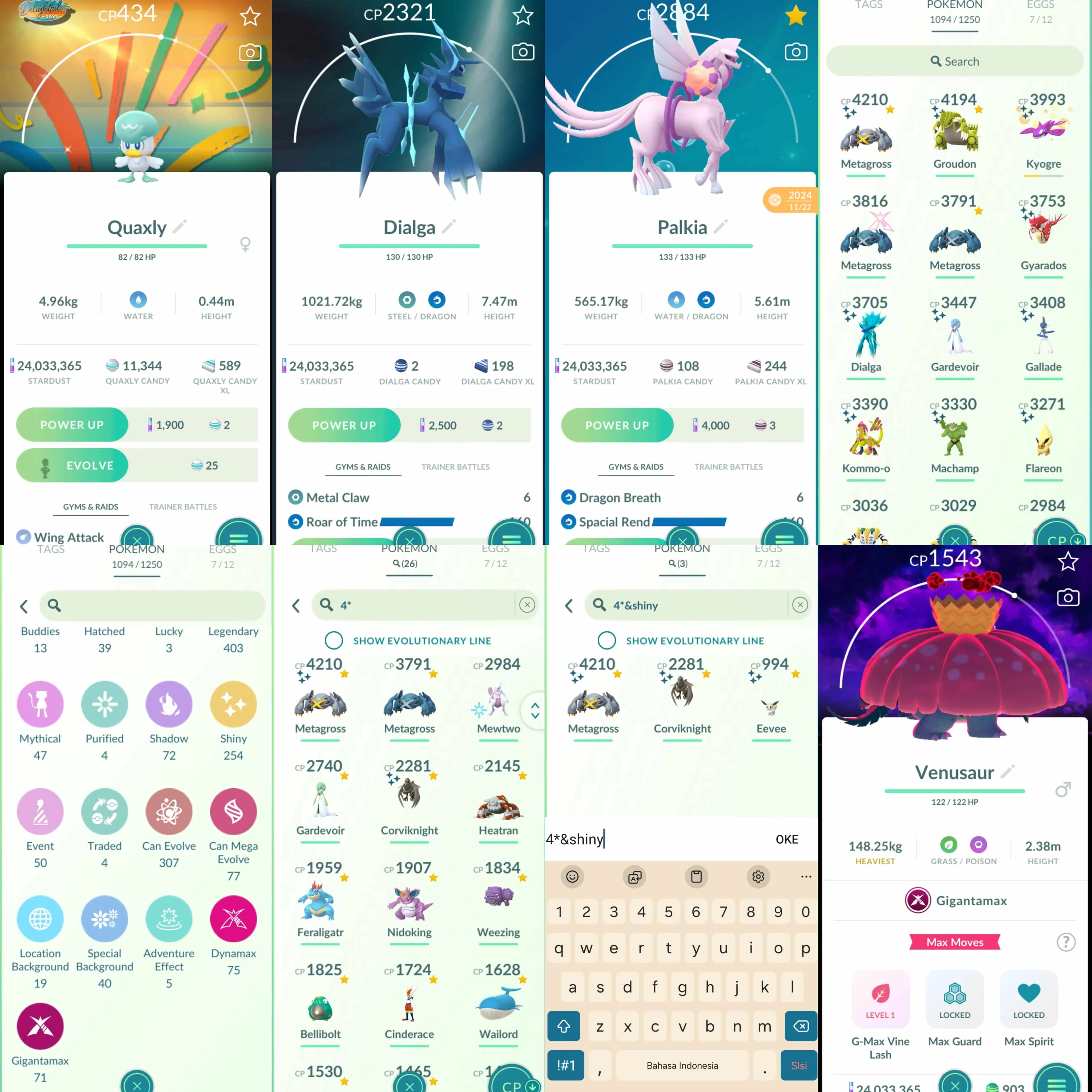 1885 Level 70 2016. Mewtwo100 Shiny Shadow Mewtwo Shiny Zacian, Zamazenta Shundo Metagross Shundo Corviknight Shiny DMax Latios Shiny Mega Latios Shiny Dawn Wings Necrozma Shiny Quaxly BG Shundo Eevee Shiny Pikachu BG