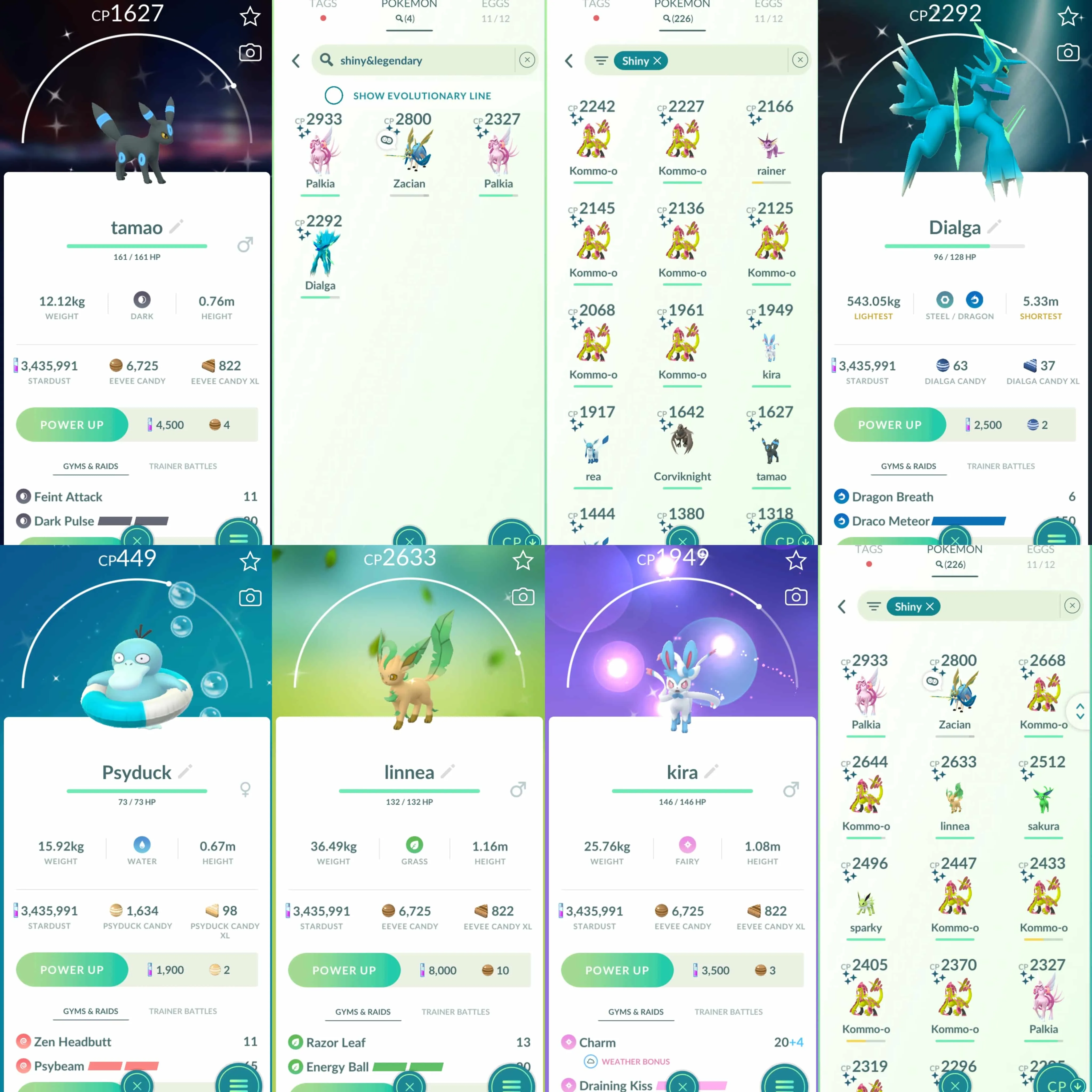 1887 Level 65 Eternatus Shiny GMax Butterfree Dark Skies BG Shiny Zacian Crowned Sword  Shiny Bulbasaur Osaka BG Shiny Dialga Origin