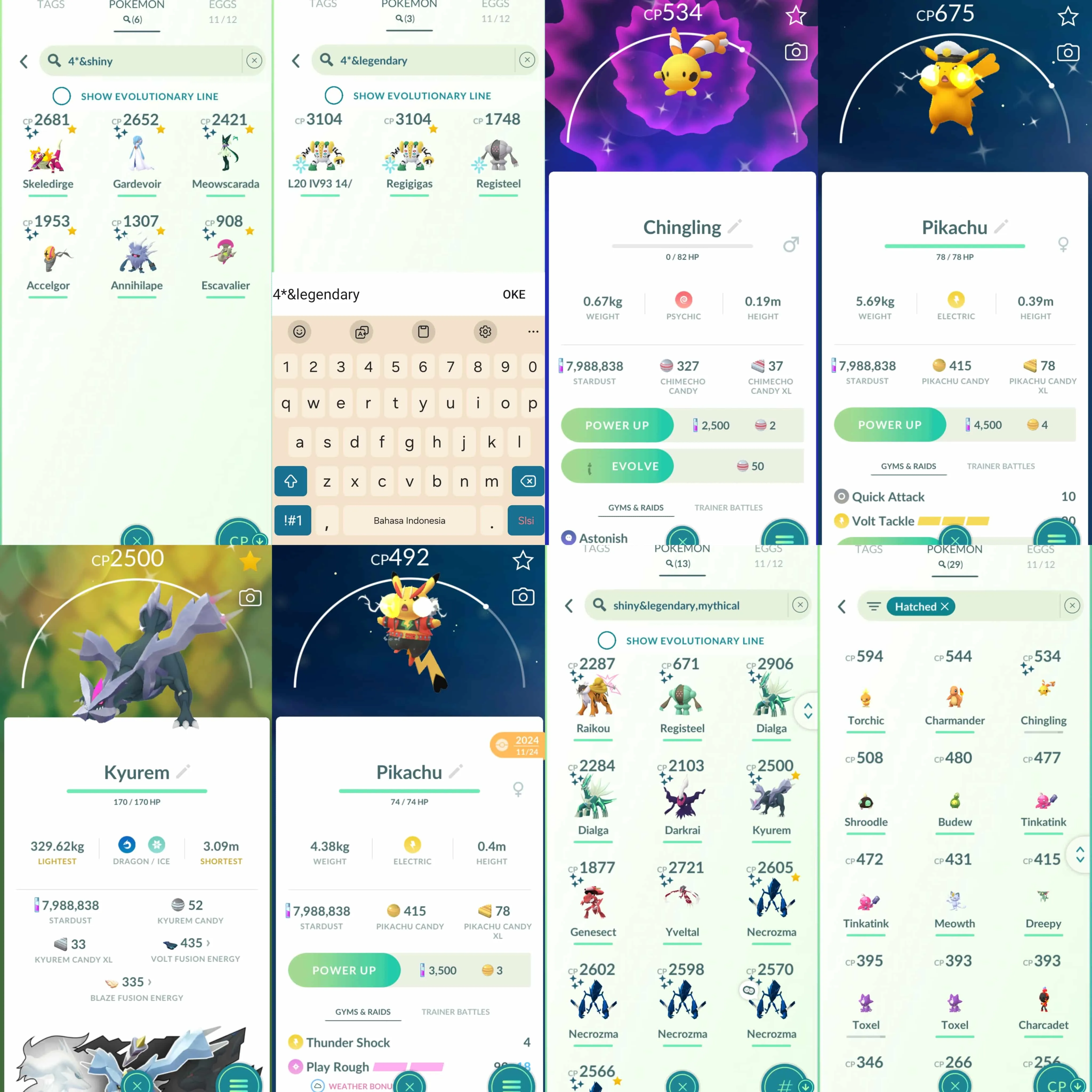 1888 Level 70 Shiny GMax Charizard Dark Skies BG Shiny DMax Raikou Shiny Darkrai Shundo: Skeledirge, Gardevoir, Meowscarada, Accelgor, Annihilape