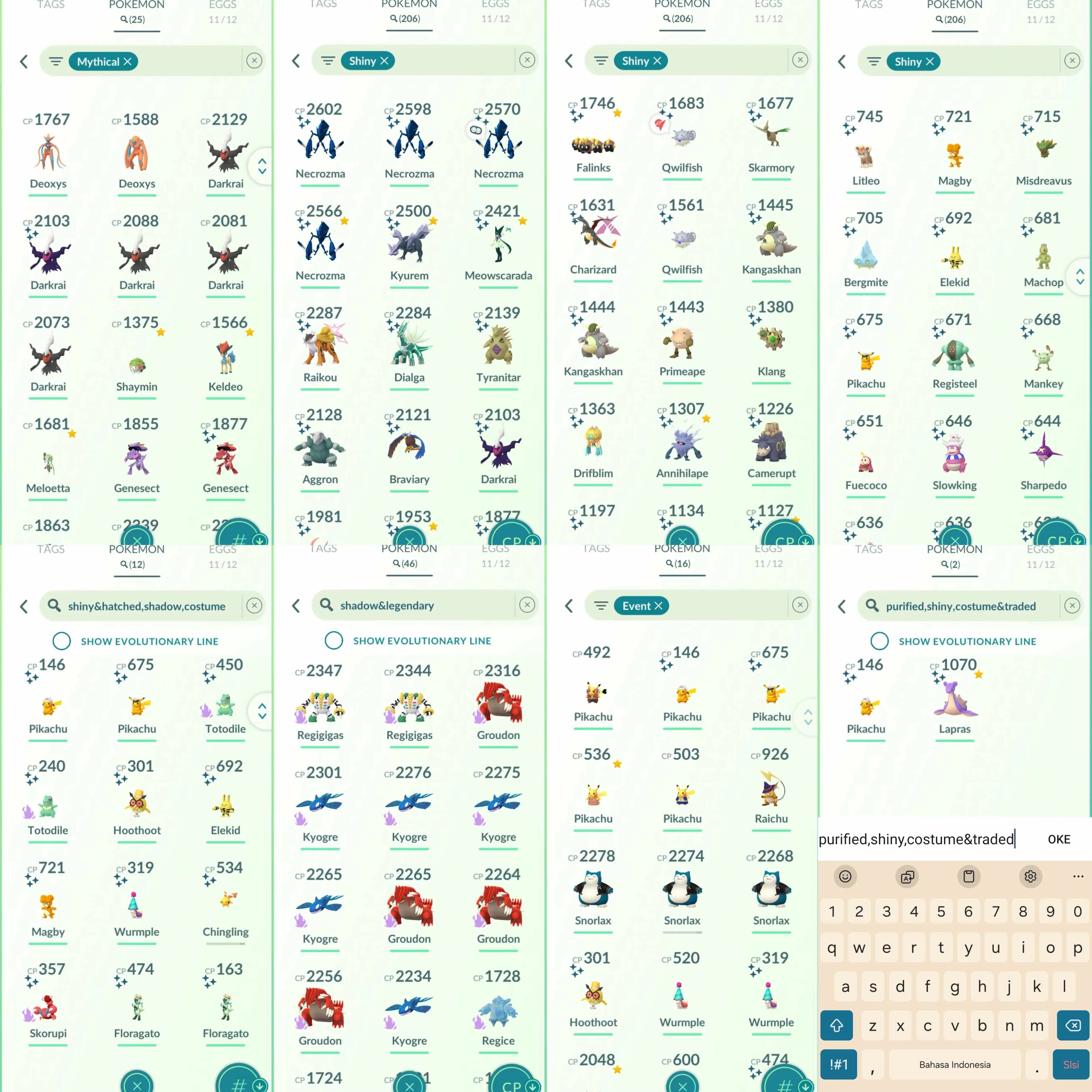 1888 Level 70 Shiny GMax Charizard Dark Skies BG Shiny DMax Raikou Shiny Darkrai Shundo: Skeledirge, Gardevoir, Meowscarada, Accelgor, Annihilape
