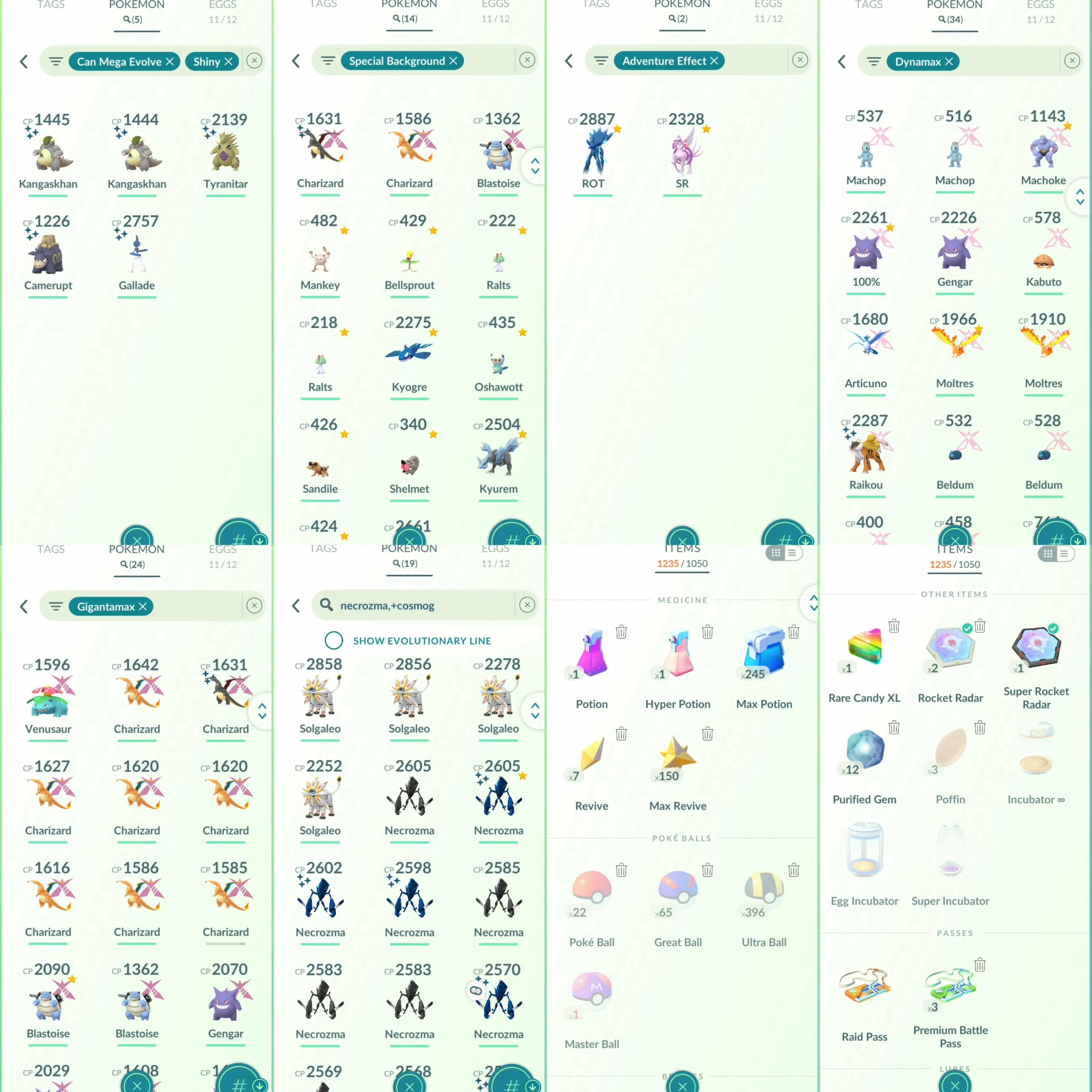 1888 Level 70 Shiny GMax Charizard Dark Skies BG Shiny DMax Raikou Shiny Darkrai Shundo: Skeledirge, Gardevoir, Meowscarada, Accelgor, Annihilape