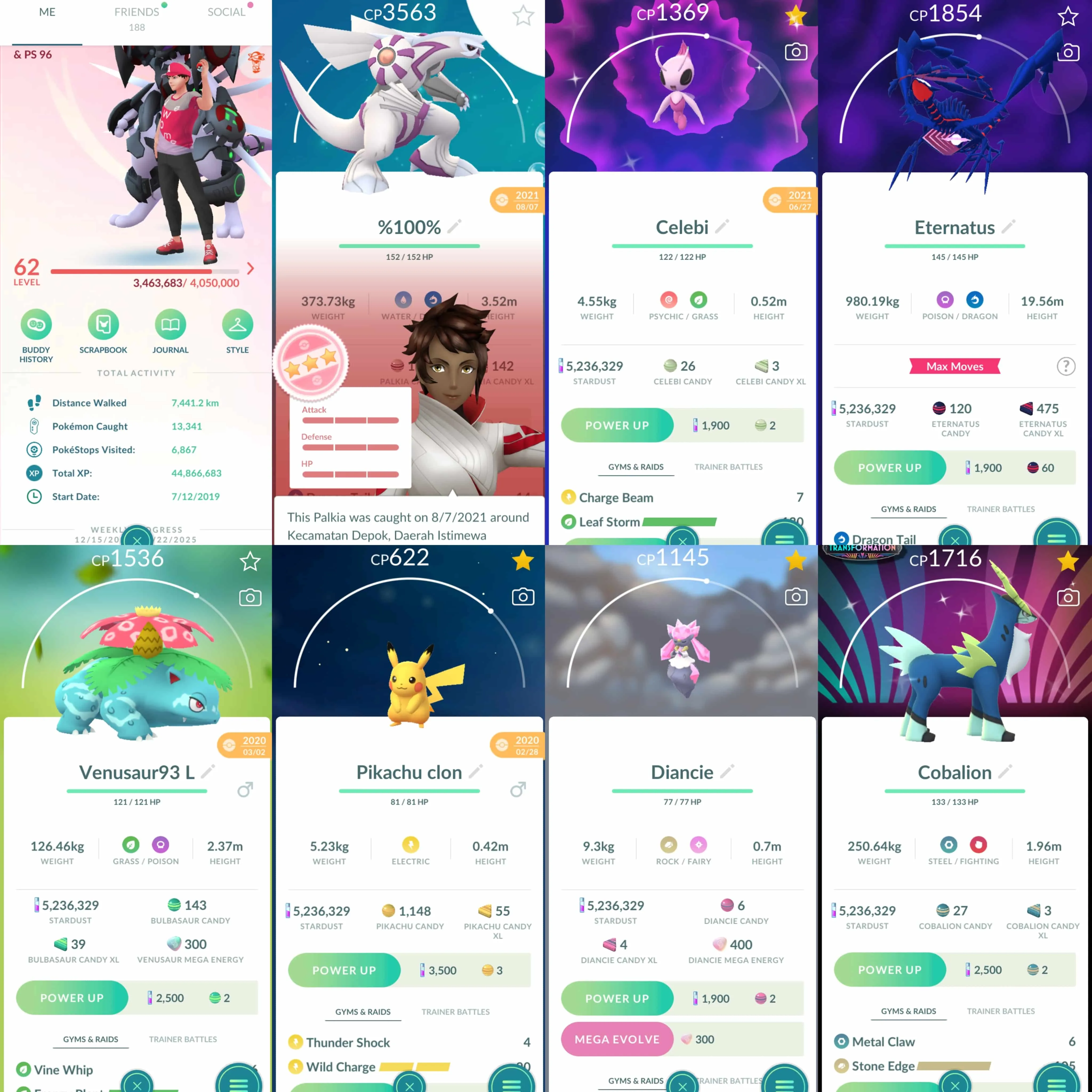 1889 Level 62 2019. Coin5406 Samsung 2021 T-Shirt Armored Mewtwo x2 tradeable (1 have 96% IV) Clone Pikachu x1 tradeable Clone Venusaur x1 tradeable