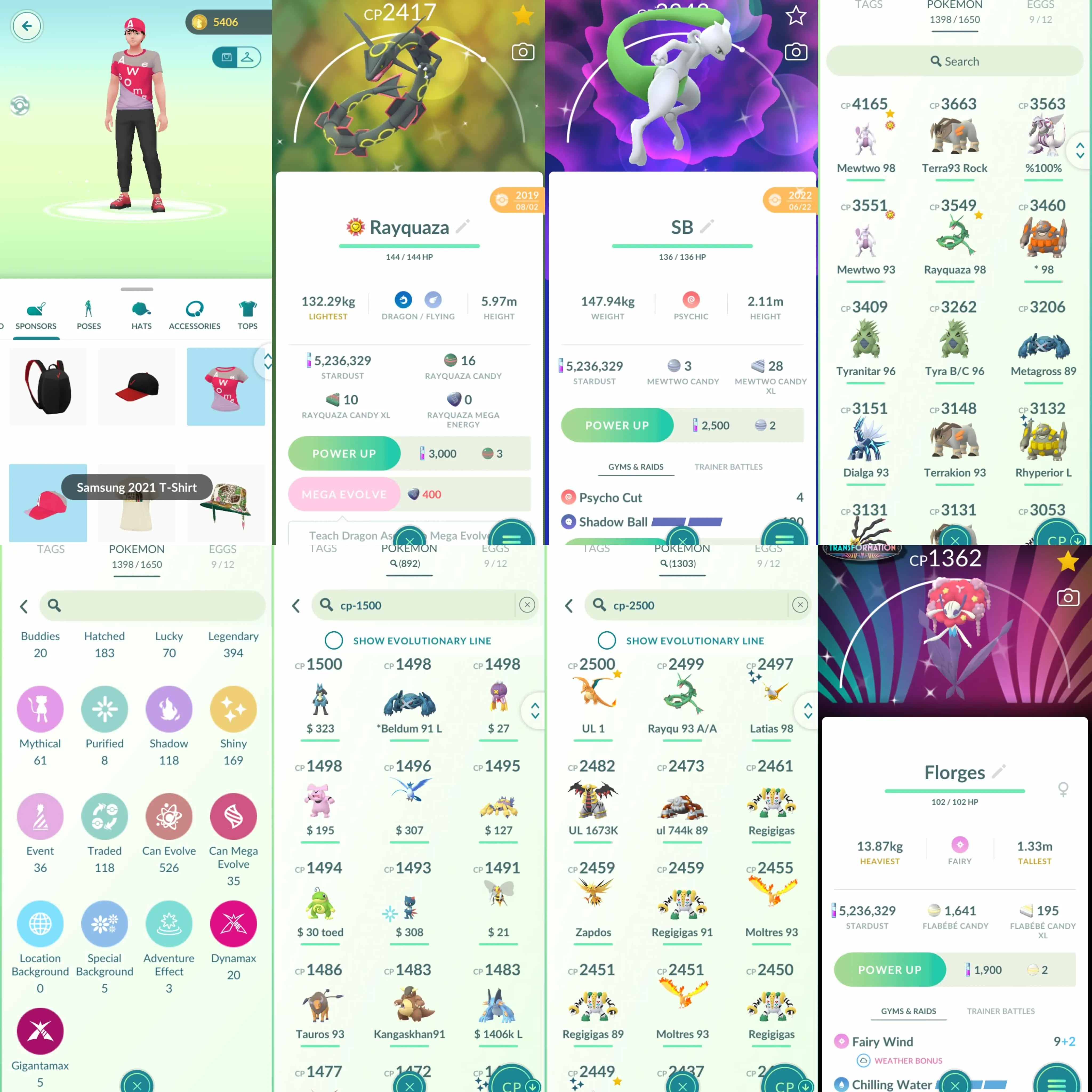 1889 Level 62 2019. Coin5406 Samsung 2021 T-Shirt Armored Mewtwo x2 tradeable (1 have 96% IV) Clone Pikachu x1 tradeable Clone Venusaur x1 tradeable