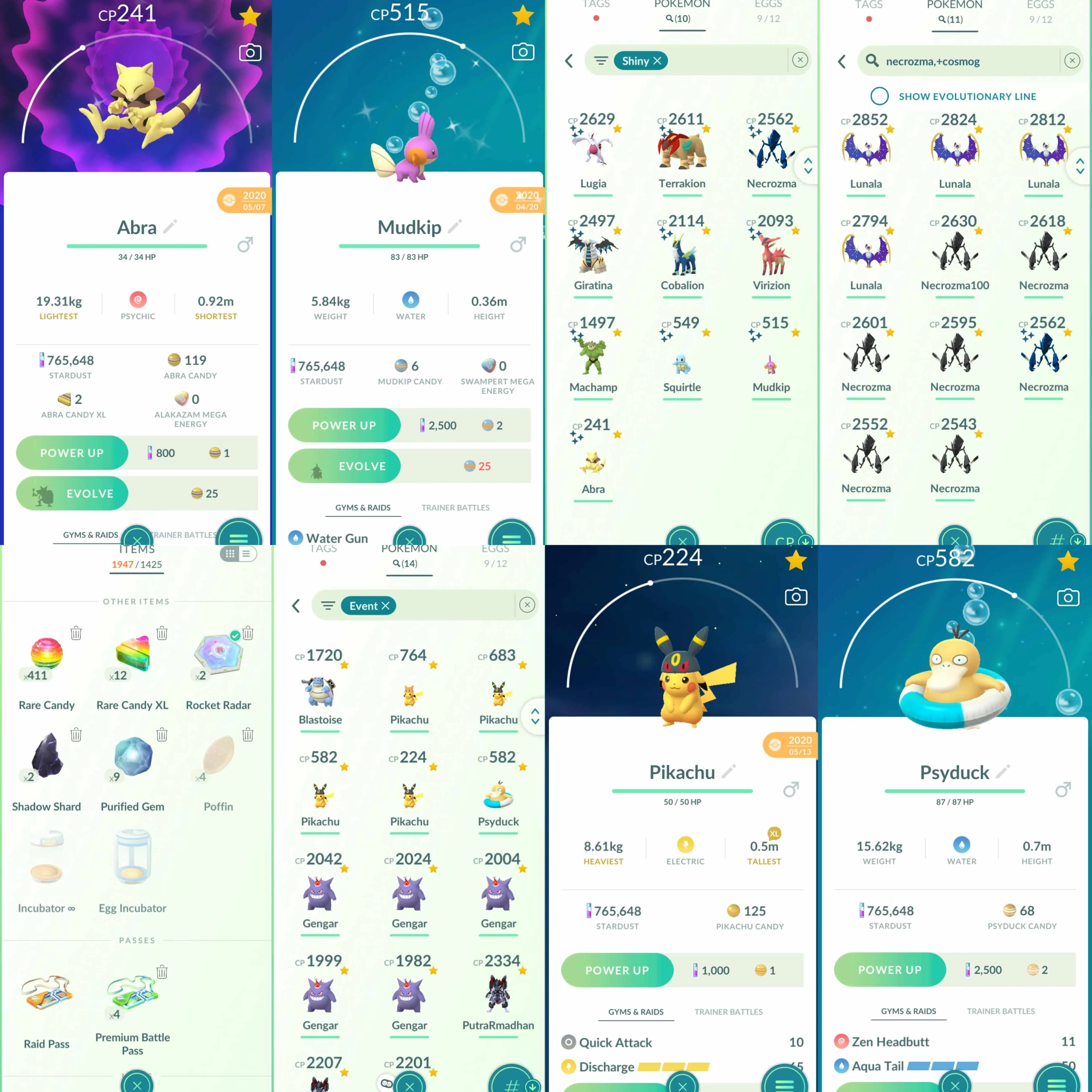 1890 Level 40 Armored Mewtwo x3 tradeable Clone Blastoise x1 tradeable Necrozma100 Shiny Necrozma Shiny Lugia Shiny Giratina Shiny Cobalion