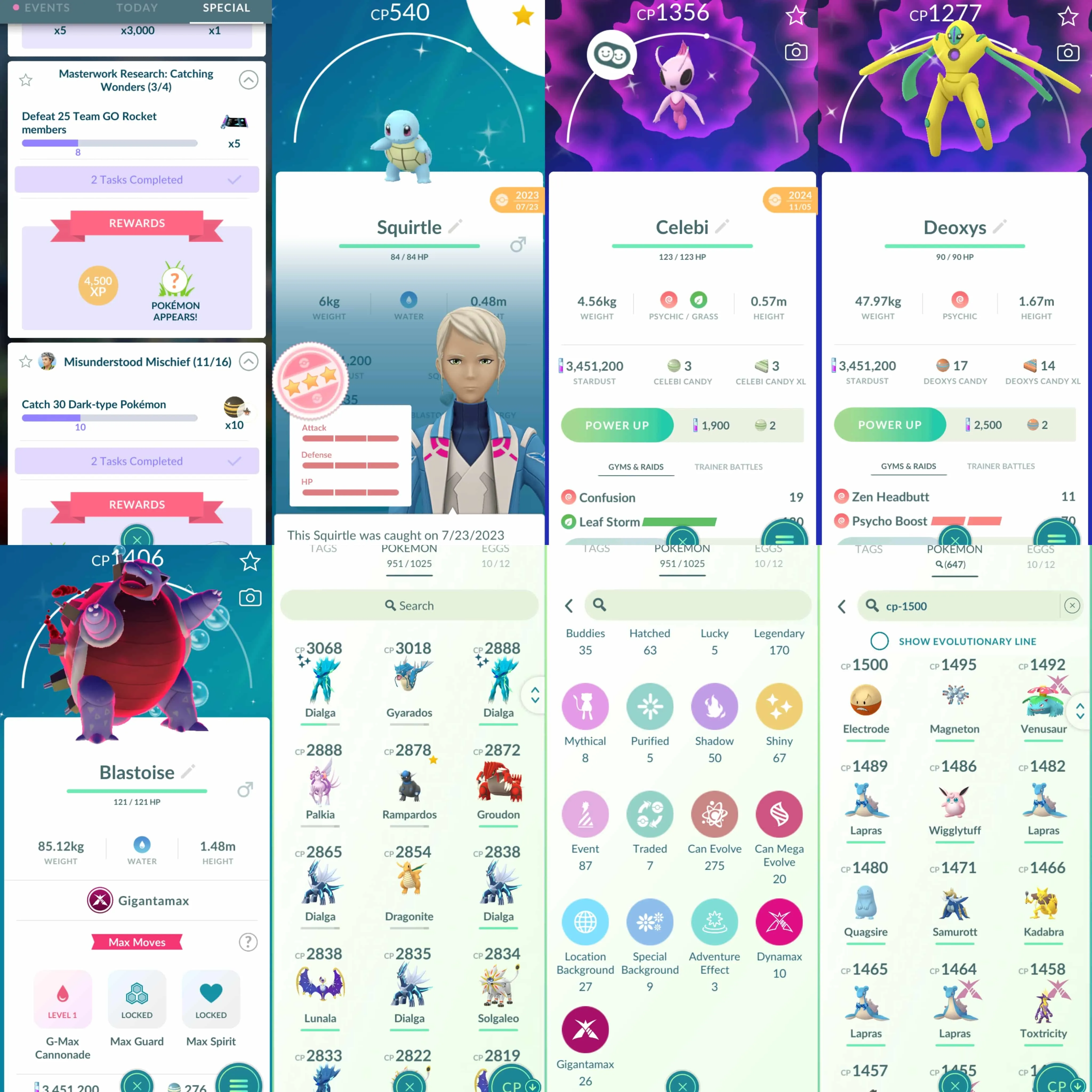 1895 Level 54 2019. Shiny Celebi Shiny Deoxys Def Shiny Dialga Origin Shiny Reshiram Shiny Necrozma Shiny Mega Charizard Osaka BG