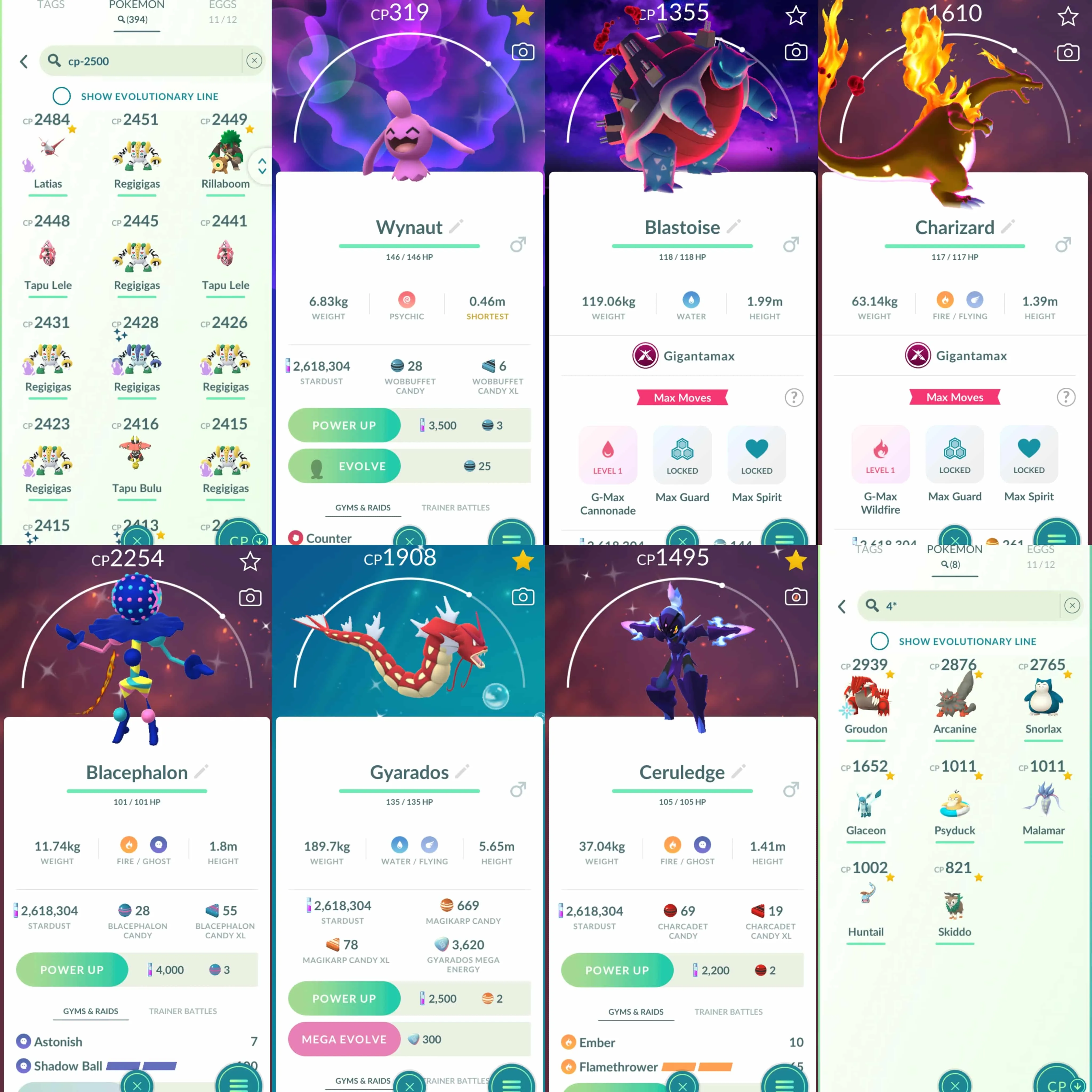 1897 Level 58 Eternatus Shiny Ceruledge Shiny Pikachu Indonesian Jersey Shiny Blacephalon Shiny Dialga and Palkia Origin Forme Shiny GMax Venusaur