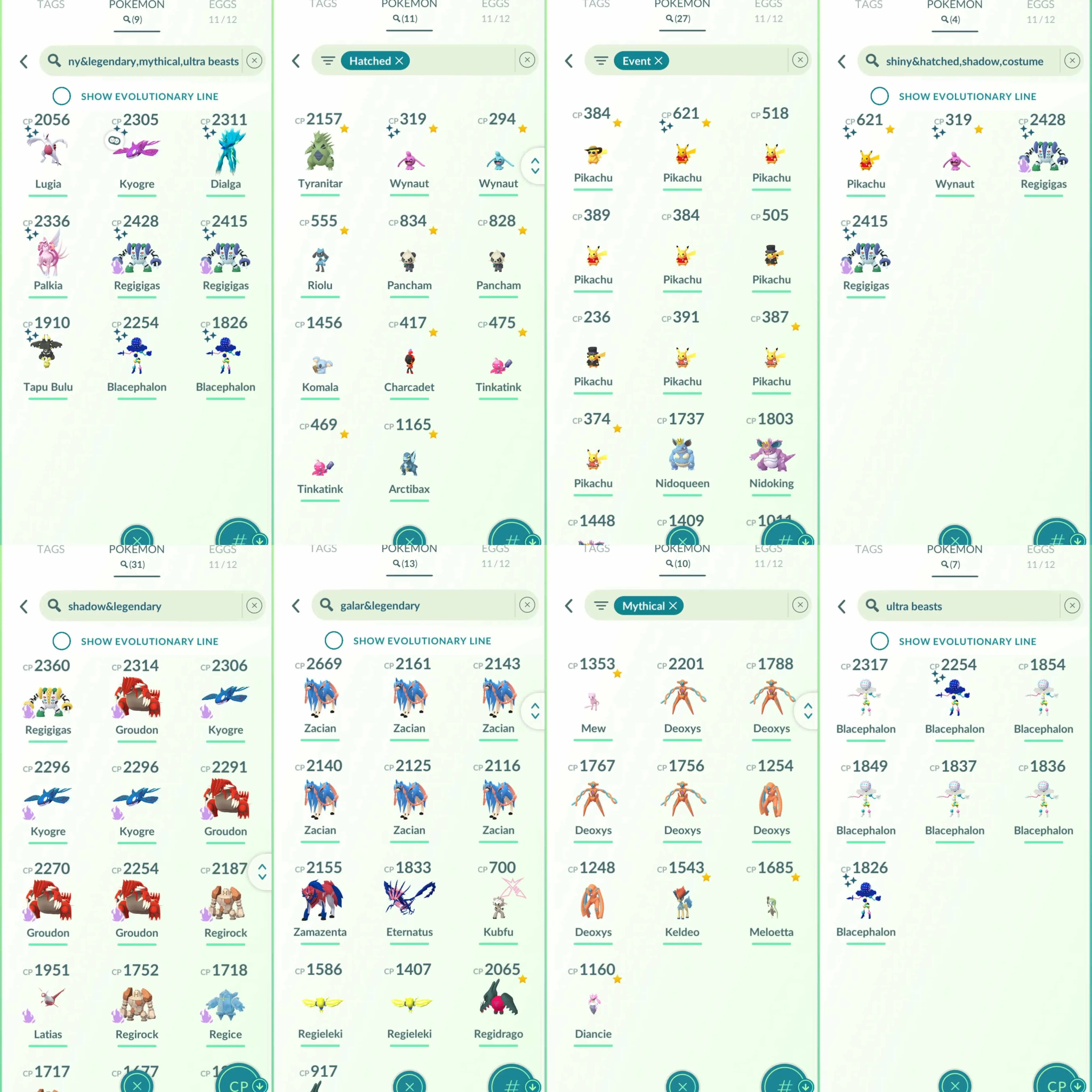 1897 Level 58 Eternatus Shiny Ceruledge Shiny Pikachu Indonesian Jersey Shiny Blacephalon Shiny Dialga and Palkia Origin Forme Shiny GMax Venusaur