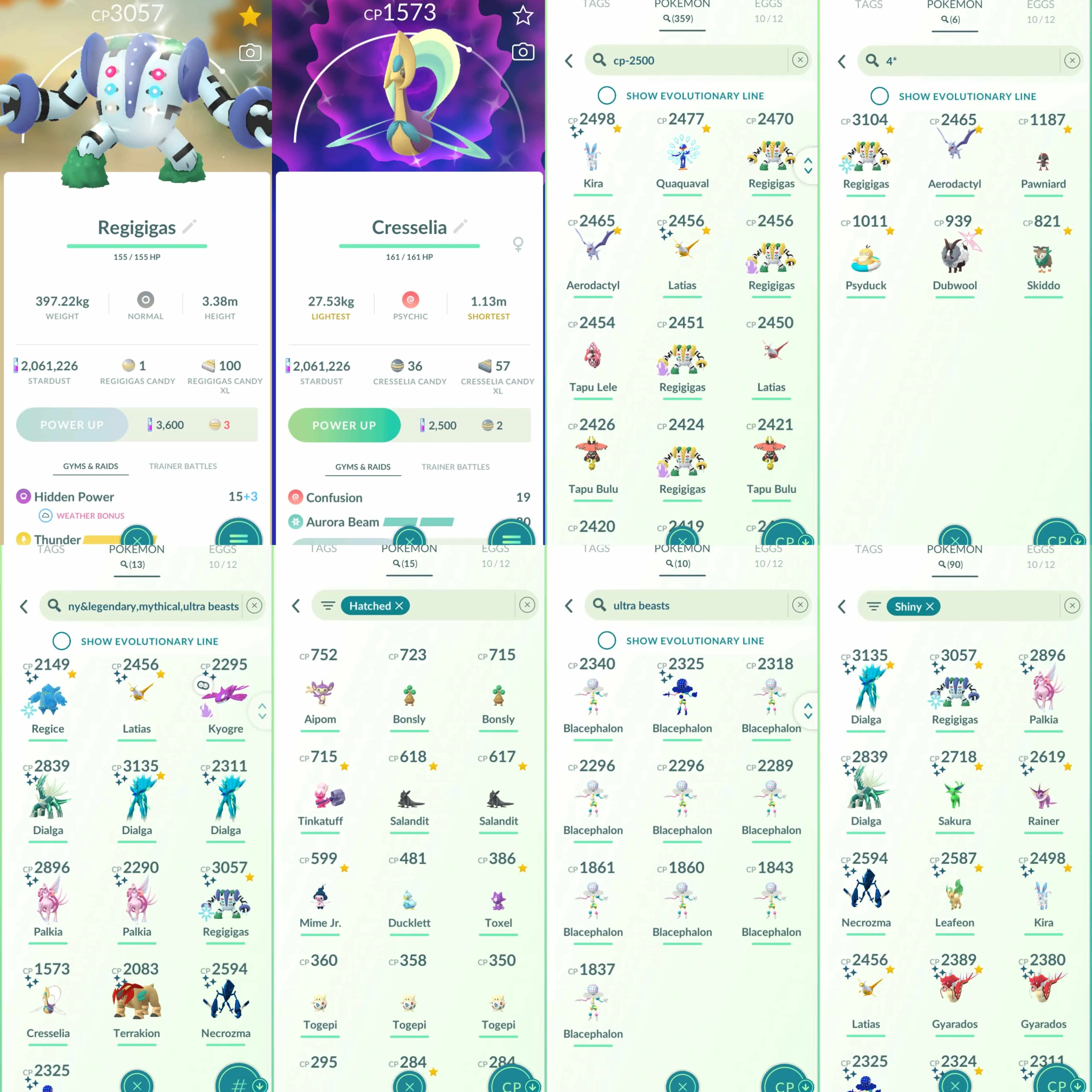 1898 Level 57 Eternatus Shiny Mega GMax Charizard Dark Skies BG Shiny Mega Gyarados Shiny Mega Sharpedo Shiny Mega Latias 
