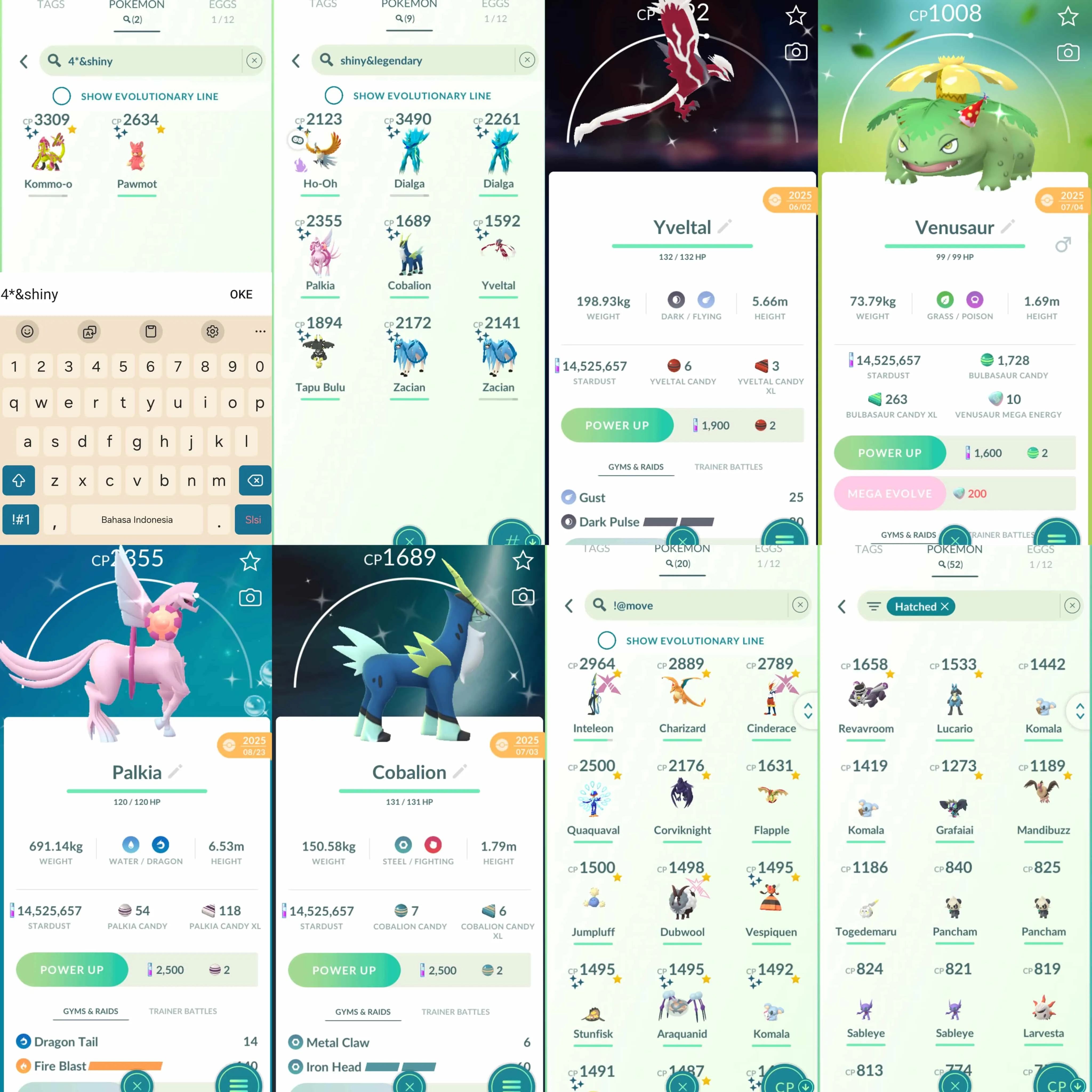 1904 Level 70 Eternatus Enamorus100 Shiny shadow Ho-oh Shiny Dialga Origin Shiny Palkia Origin Shiny Zacian Shiny Mega Charizard Shiny Mega Lucario