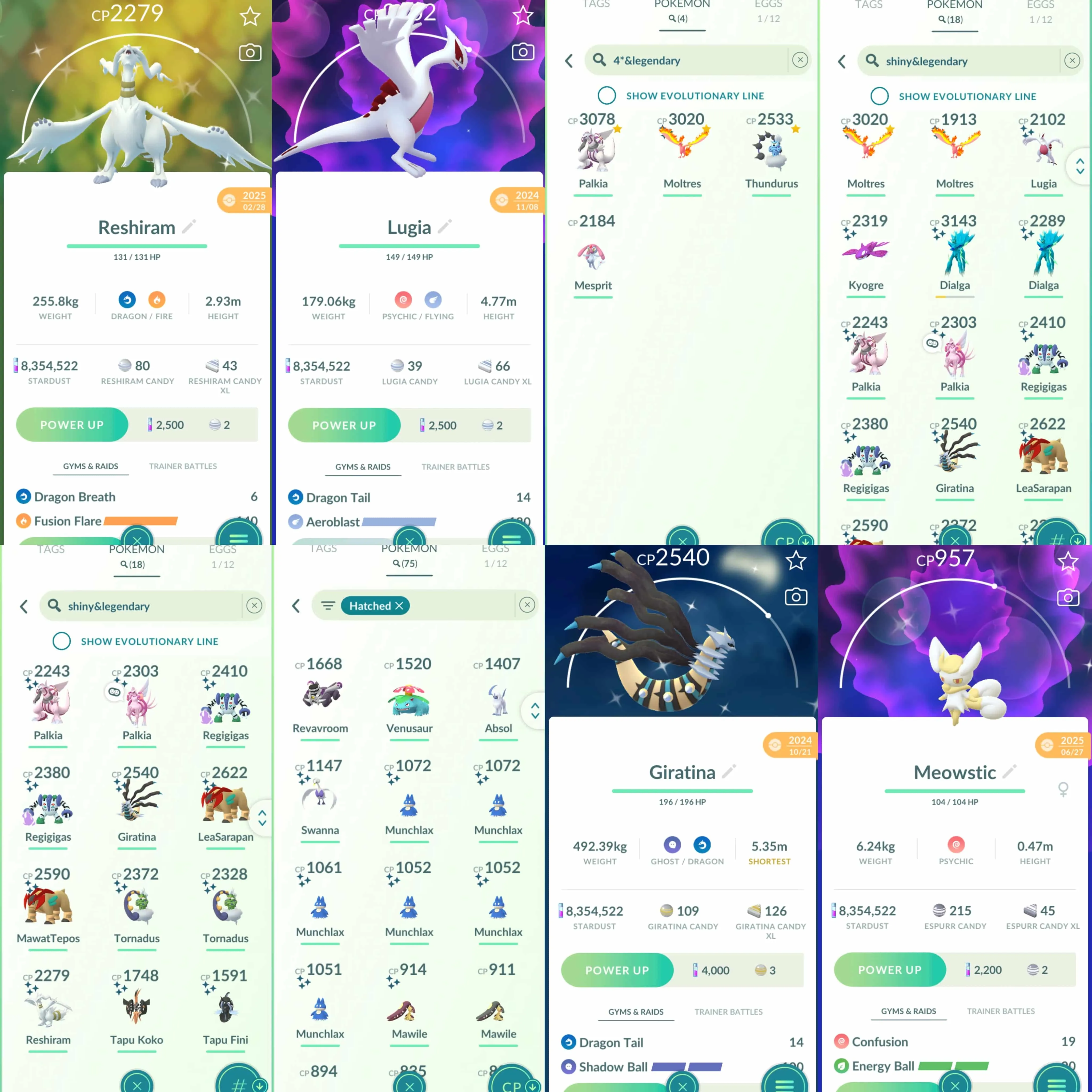 1908Level 70 Eternatus Team Medallion ready to change team Shundo Moltres Shiny GMax Mega Venusaur Shiny EeveeBG Shiny Dialga and Palkia Origin Forme 