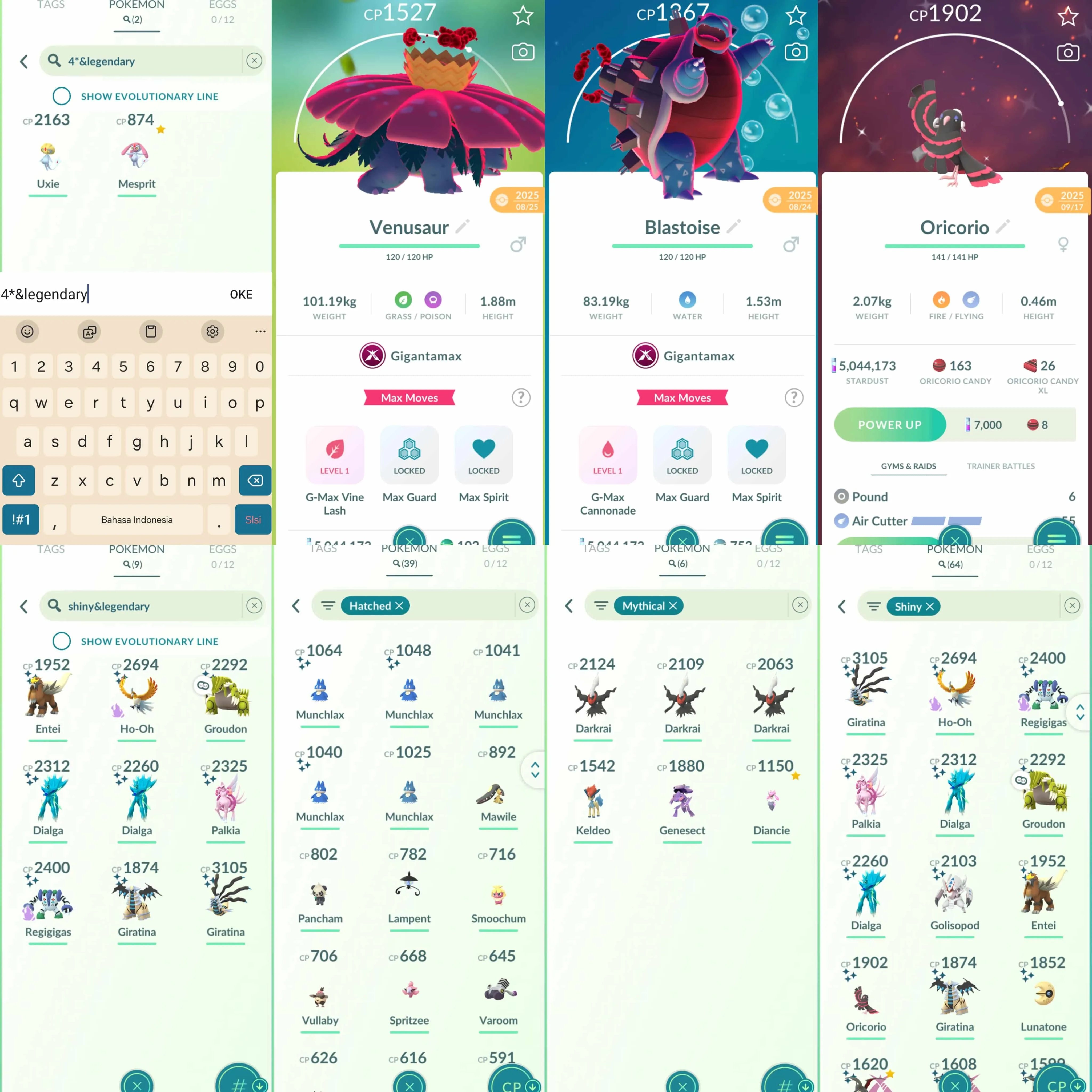 1912 Level 70 Eternatus Shiny GMax Charizard x3 (2 has Rare Dark Skies Background) Uxie100 Mesprit100 Shiny: Entei, shadow Ho-Oh, Groudon