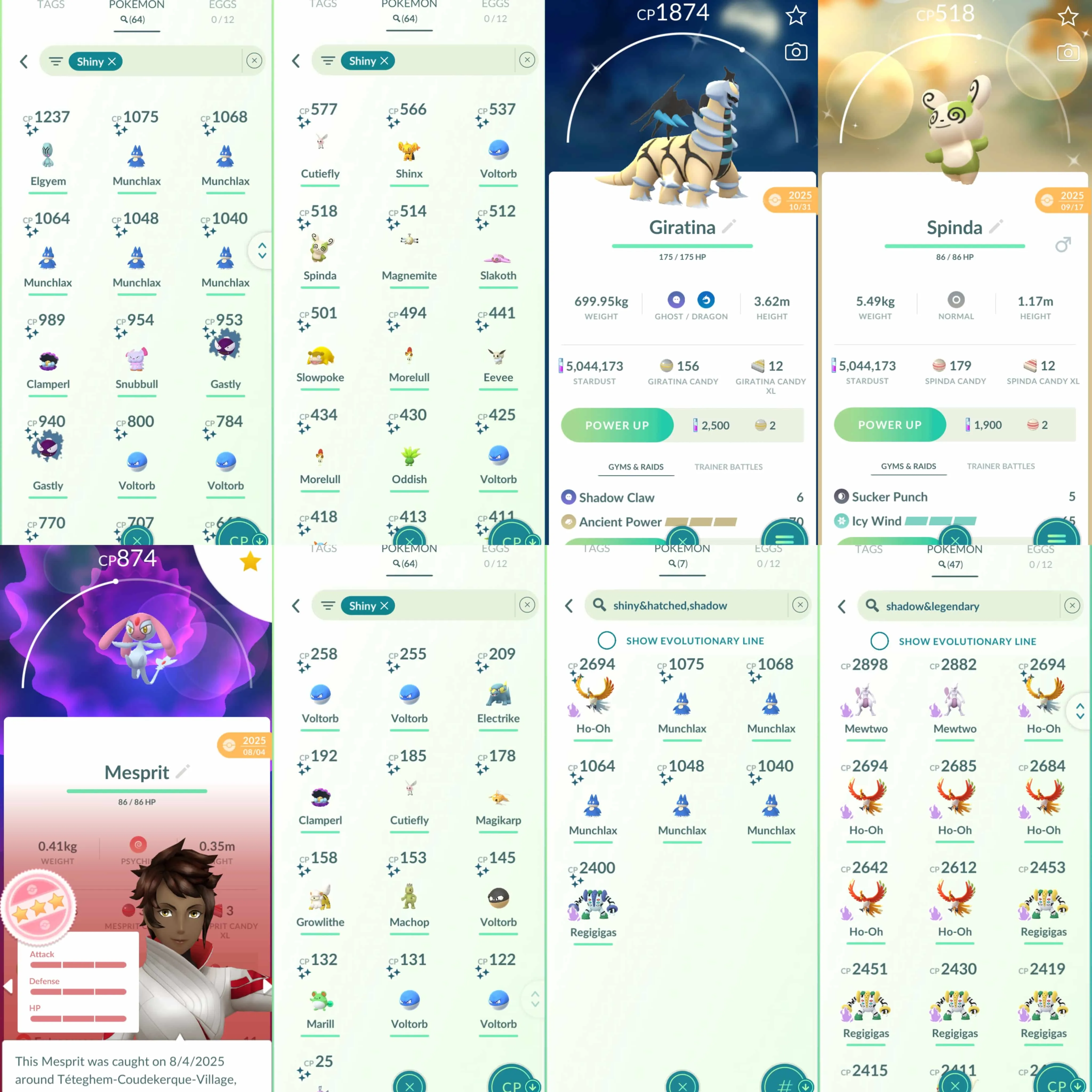 1912 Level 70 Eternatus Shiny GMax Charizard x3 (2 has Rare Dark Skies Background) Uxie100 Mesprit100 Shiny: Entei, shadow Ho-Oh, Groudon