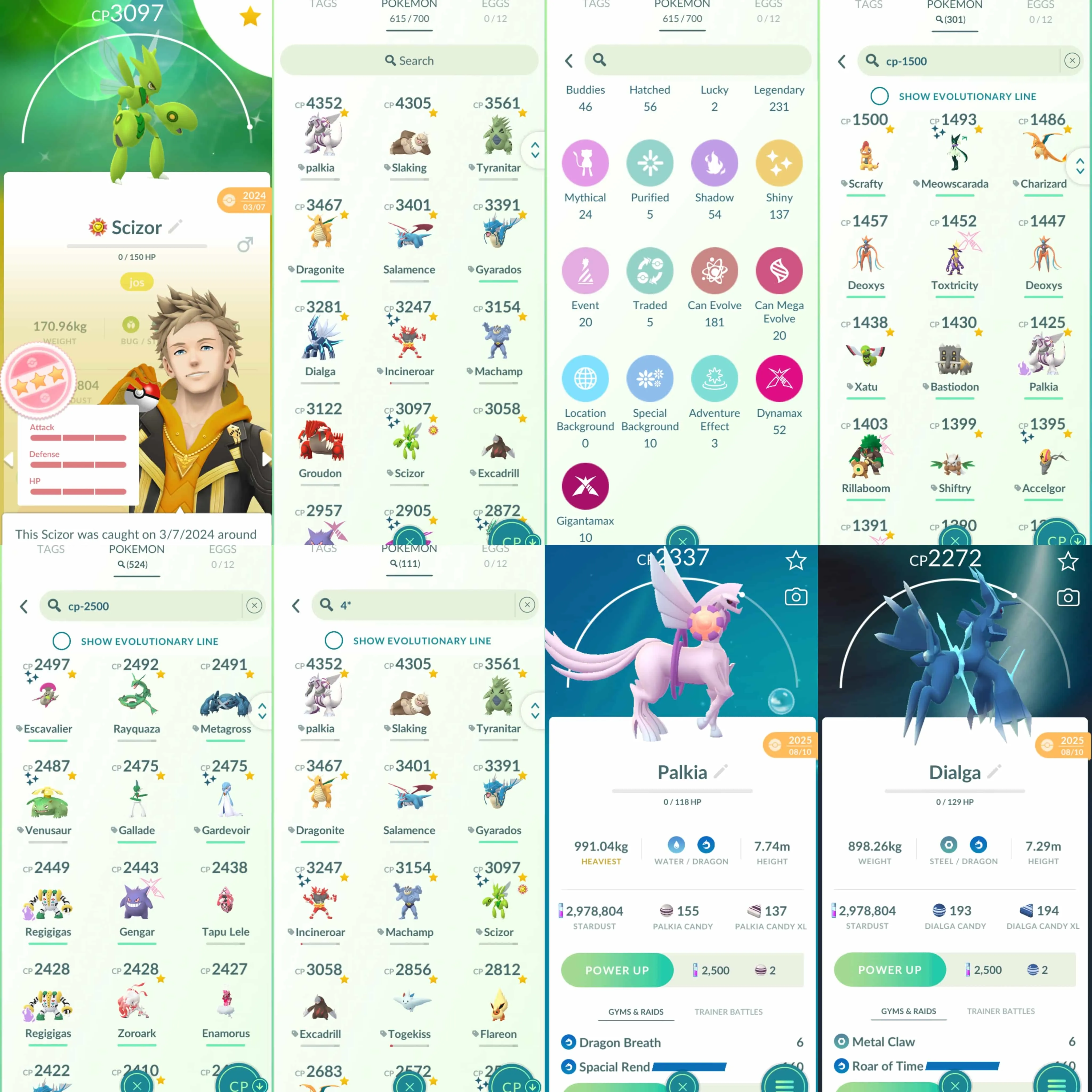 1913 Level 70 Eternatus Palkia100 Shiny Celebi Shiny Deoxys Shiny Palkia-Dialga Origin Forme Shiny GMax Charizard Rare Dark Skies BG