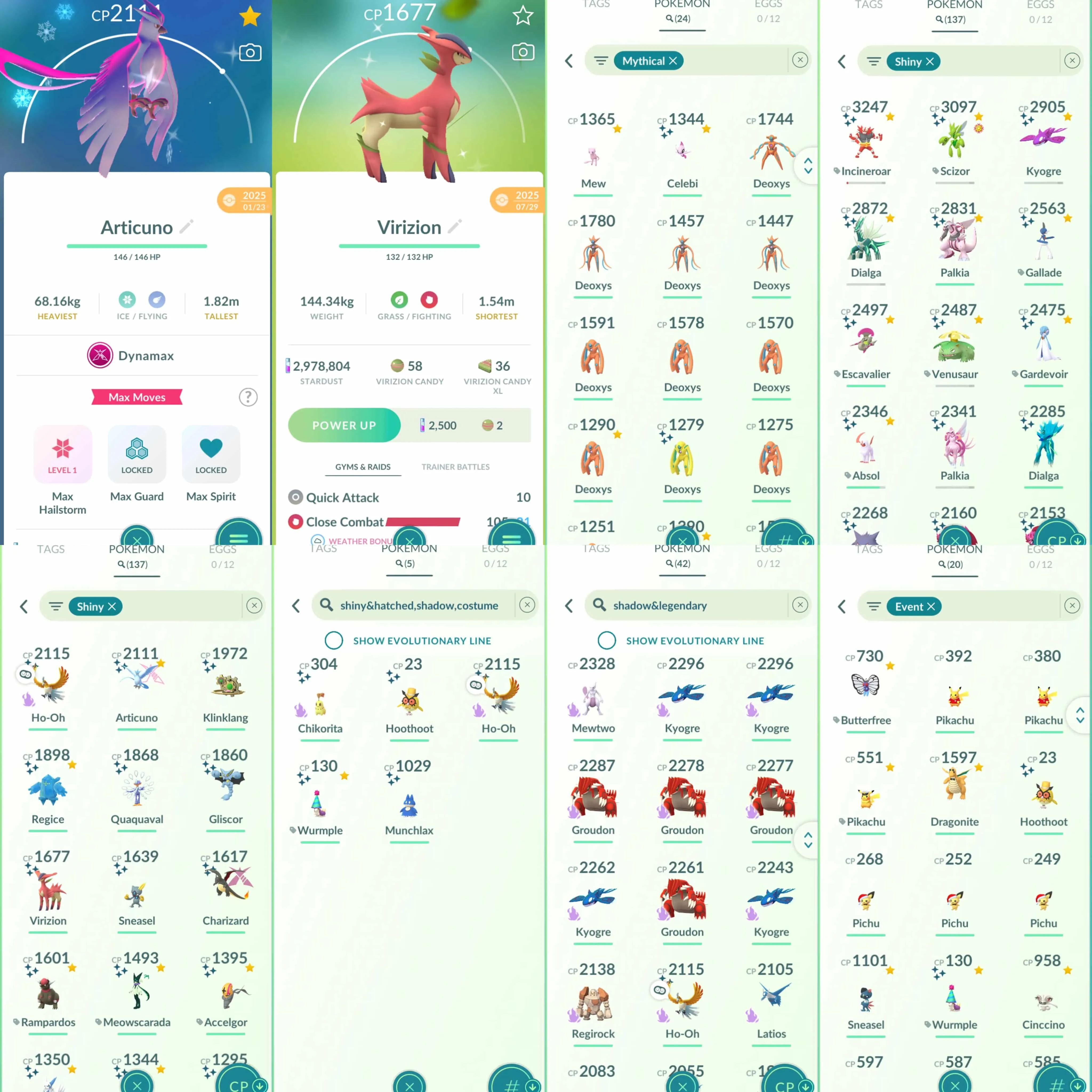 1913 Level 70 Eternatus Palkia100 Shiny Celebi Shiny Deoxys Shiny Palkia-Dialga Origin Forme Shiny GMax Charizard Rare Dark Skies BG