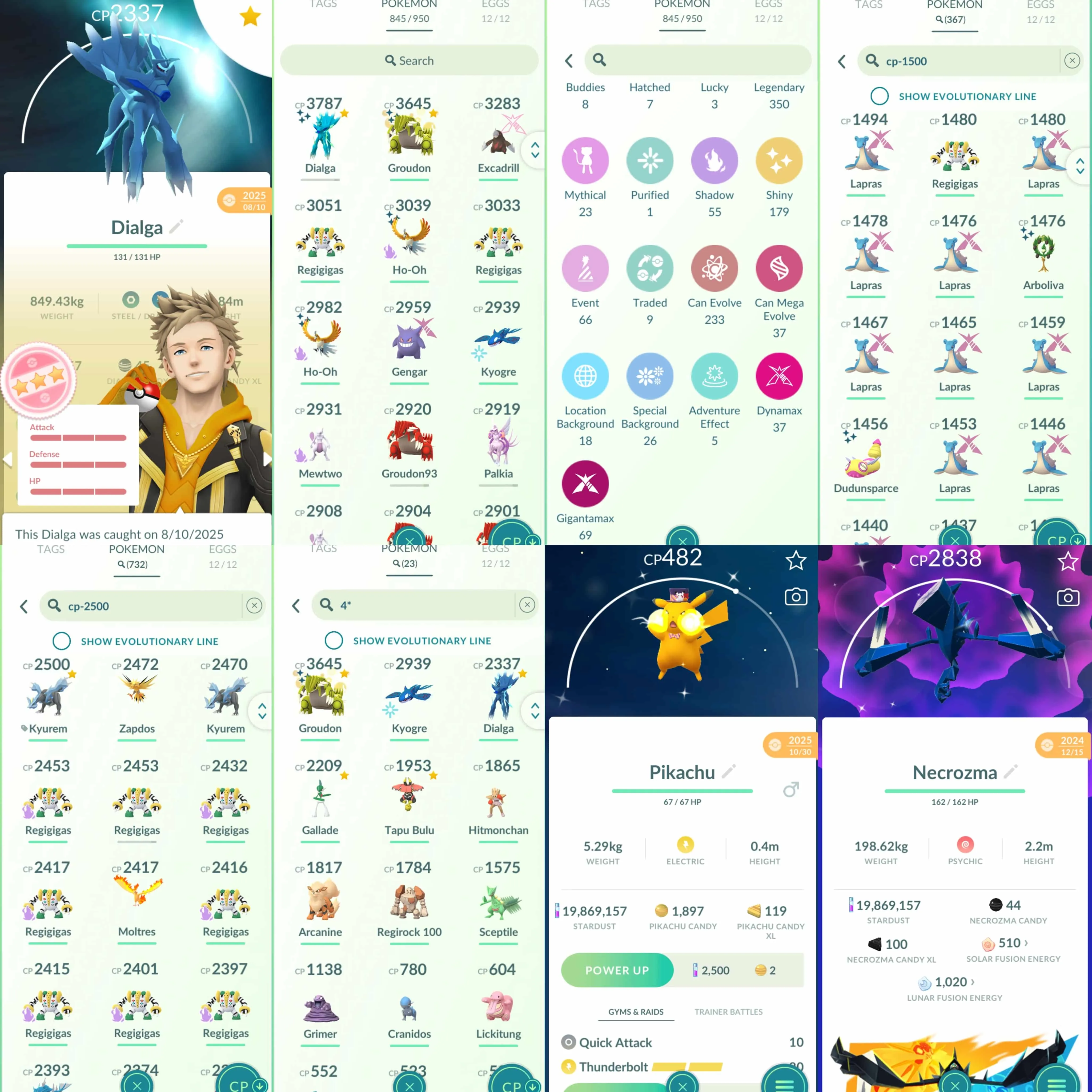 1921 Level 71 Shundo Lucky Groudon Shiny Mega Rayquaza Dialga Origin Forme IV 100 Shiny Dialga Origin Shiny GMax Machamp Shiny GMax Garbodor Shiny Machop BG Shiny Mega Gyarados