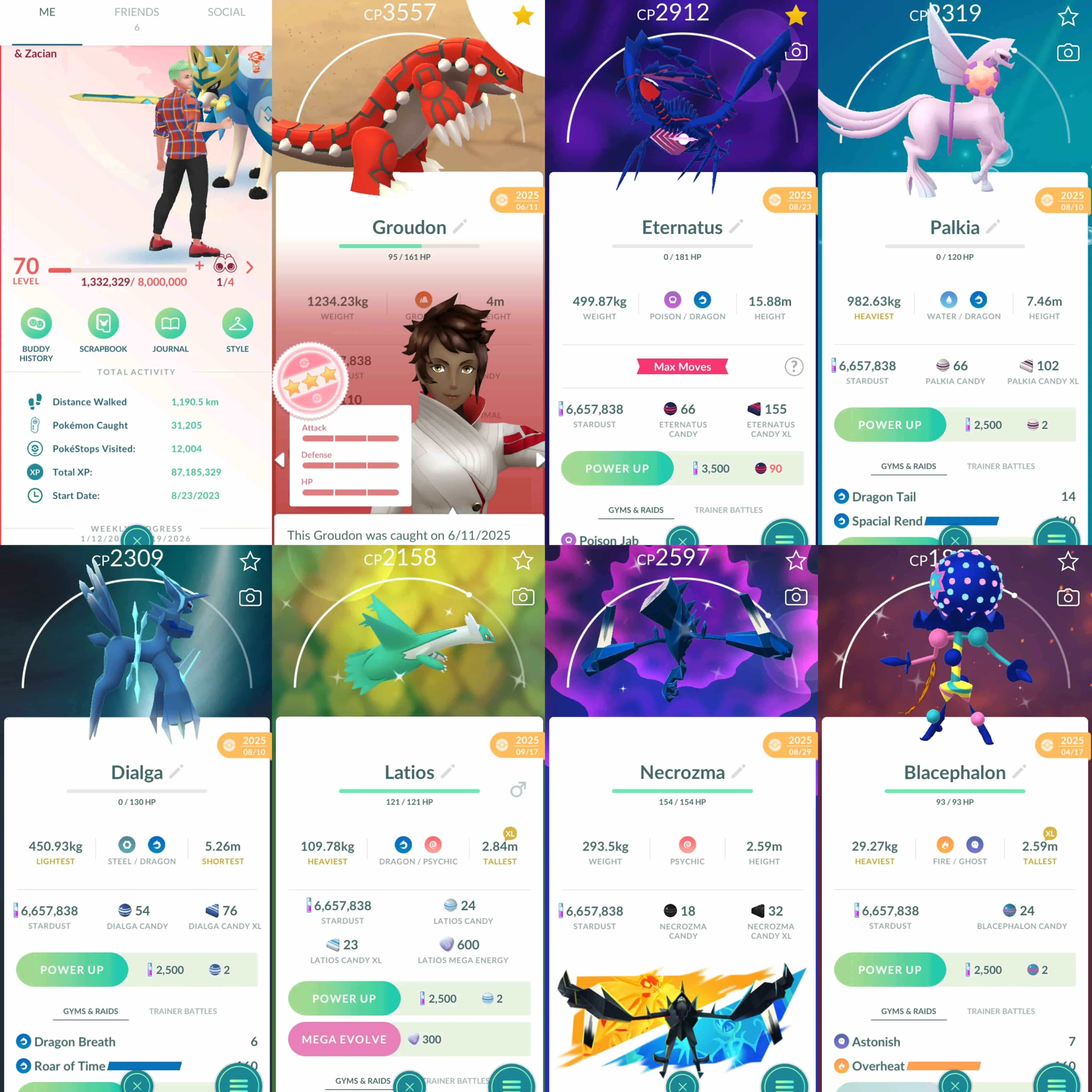 1926 Level 70 Eternatus Regidrago100 Shadow Regigigas100 Shiny Zacian Crowned Sword Shiny Shadow Beldum Shiny Shadow Larvitar Shiny Mega Metagross