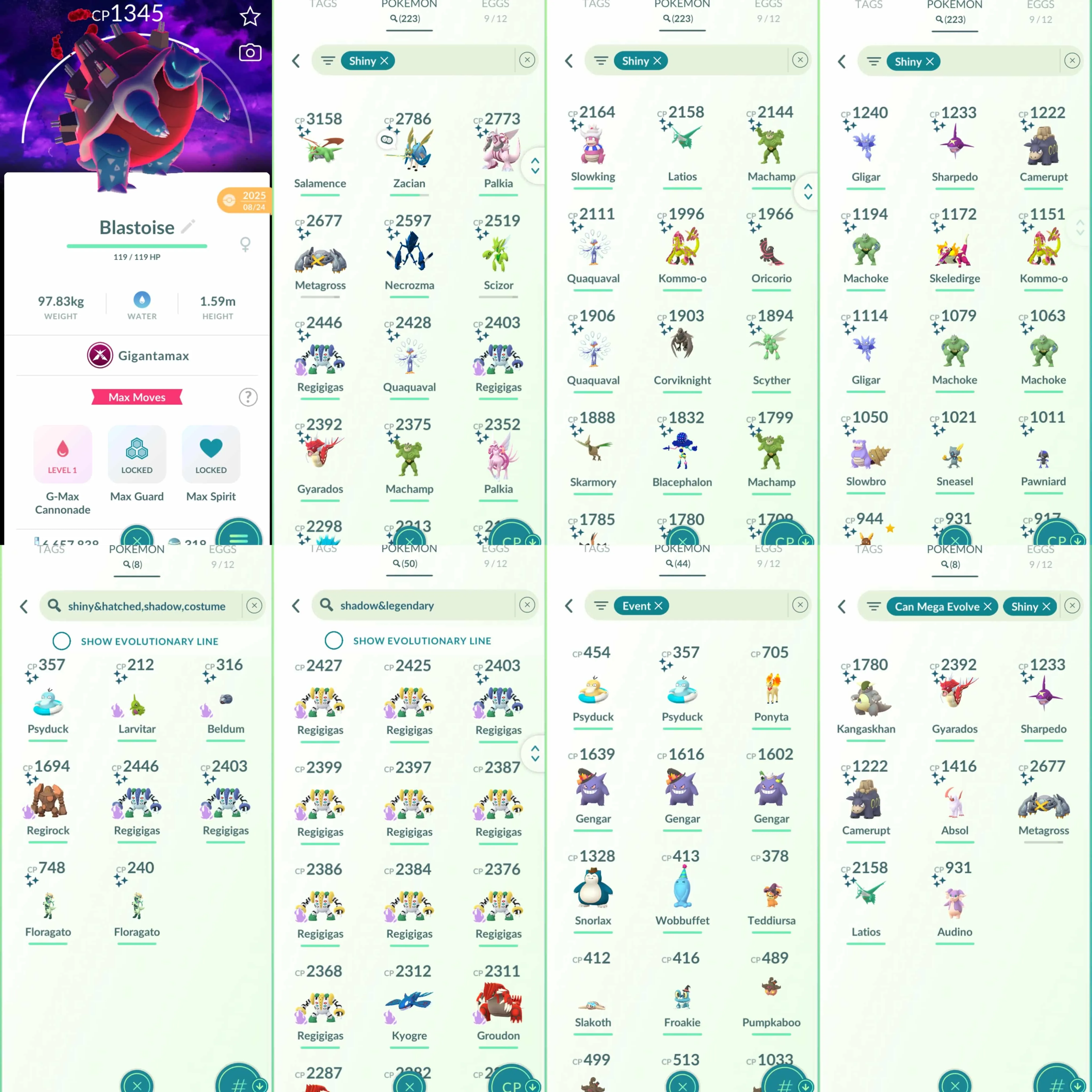 1926 Level 70 Eternatus Regidrago100 Shadow Regigigas100 Shiny Zacian Crowned Sword Shiny Shadow Beldum Shiny Shadow Larvitar Shiny Mega Metagross