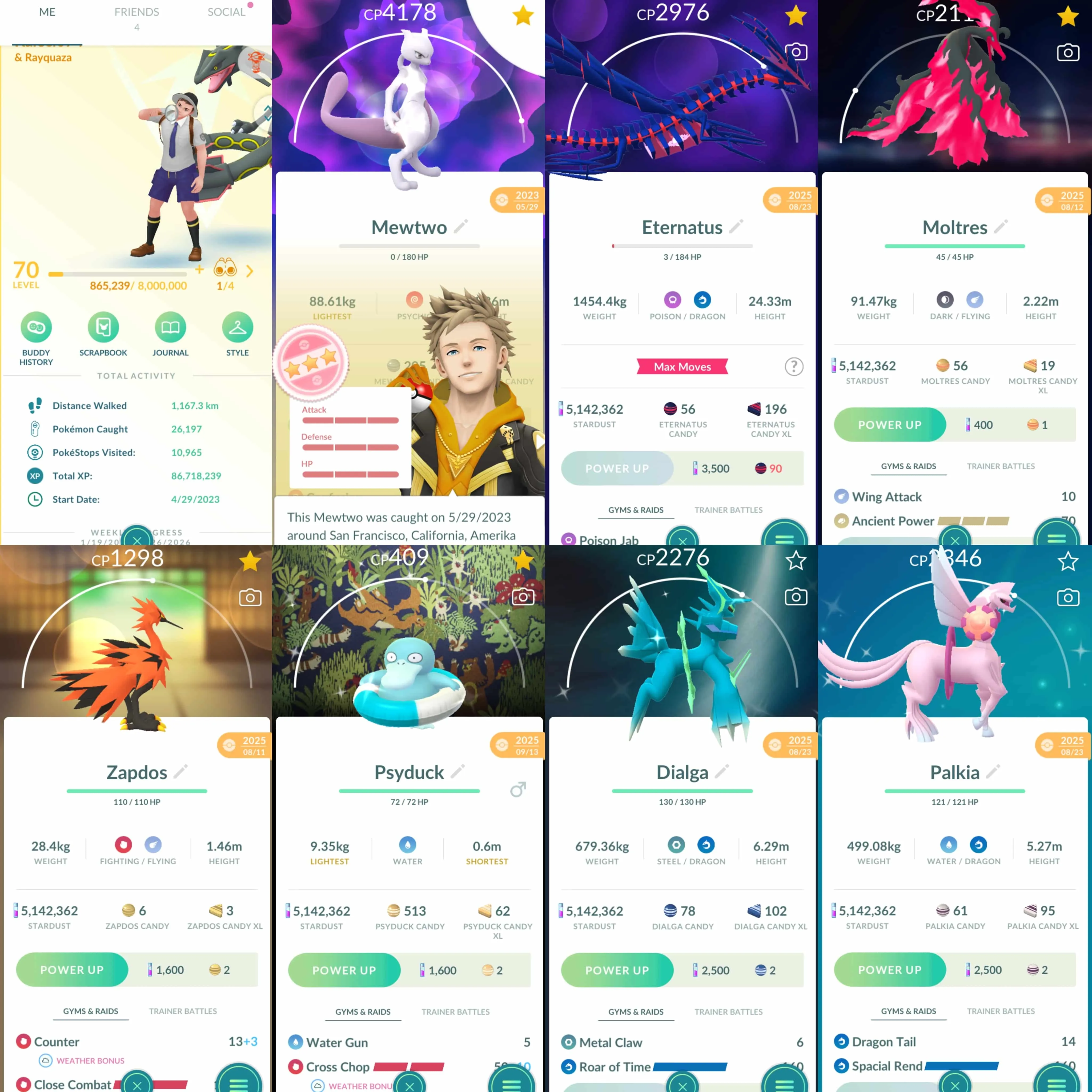 1931 Level 70 Eternatus Mewtwo100 Necrozma100 Shiny Mega Rayquaza Shiny Zamazenta Crowned Shield Shing Psyduck swim ring BG Shiny Mega Metagross