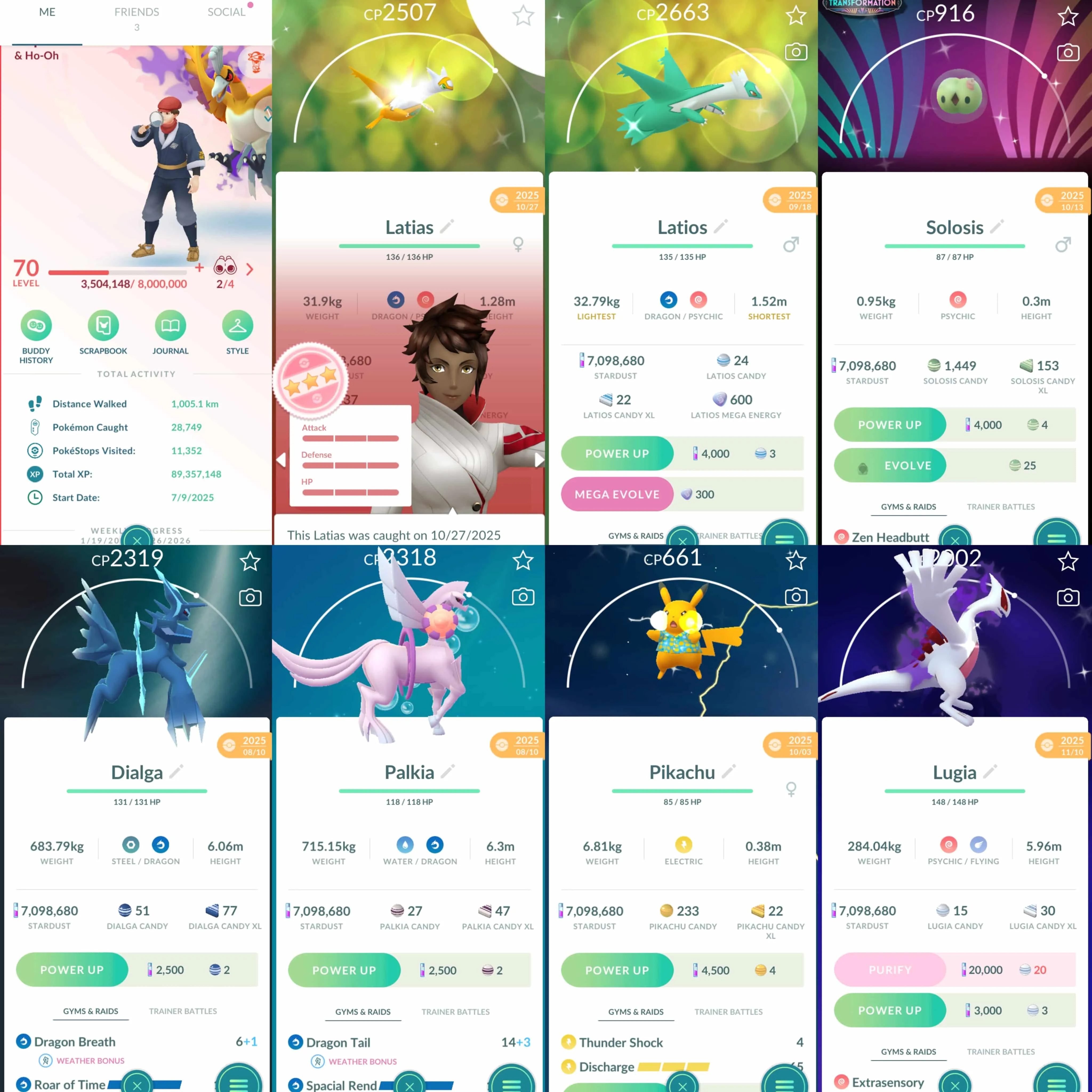 1933 Level 70 Shundo Latias Groudon100 Shiny Carbink Shiny Dialga Origin Shiny Palkia Origin Shiny Solosis BG Shiny Mega Latios Shiny Mega Metagross