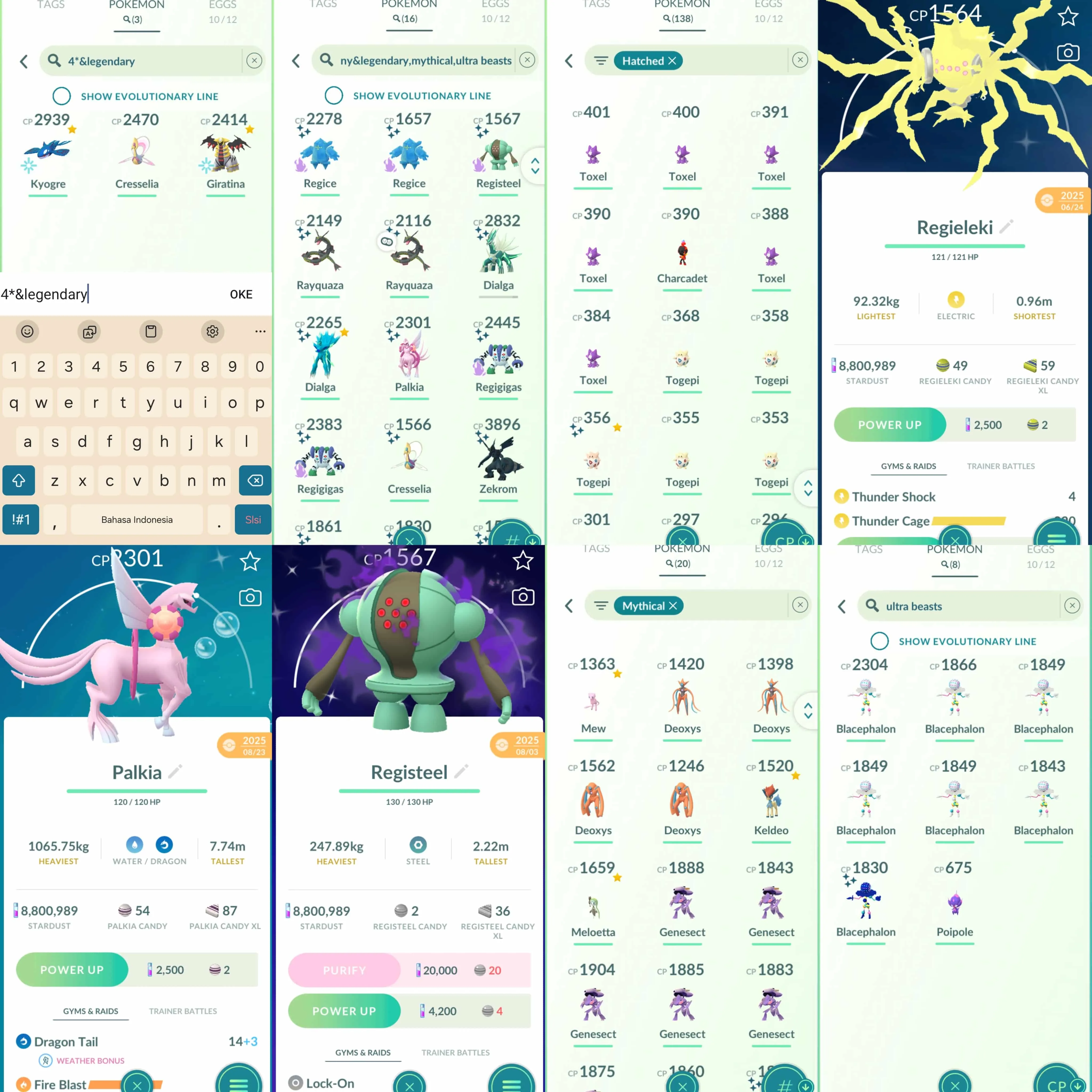 1934 Level 70 Eternatus Shiny Mega Rayquaza Shiny Mega Metagross Shiny Mega: Gyarados, Heracross, Kangaskhan, Absol, Camerupt, Sharpedo, Audino.