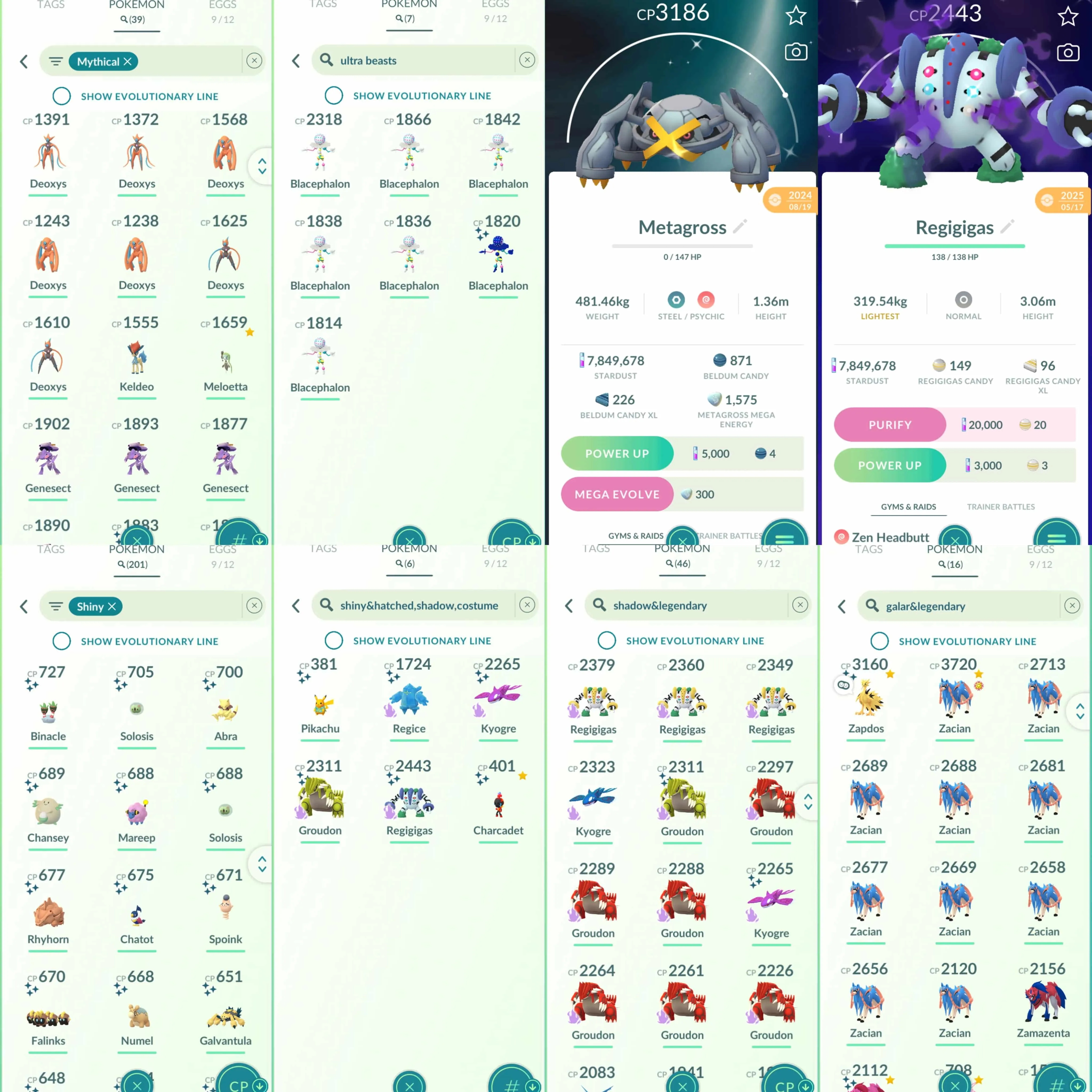 1936 Level 70 Double Rayquaza100 Zacian100 Shiny Galarian Zapdos Shiny Charcadet Shiny Mega Rayquaza Shiny Shadow Kyogre Shiny Shadow Groudon