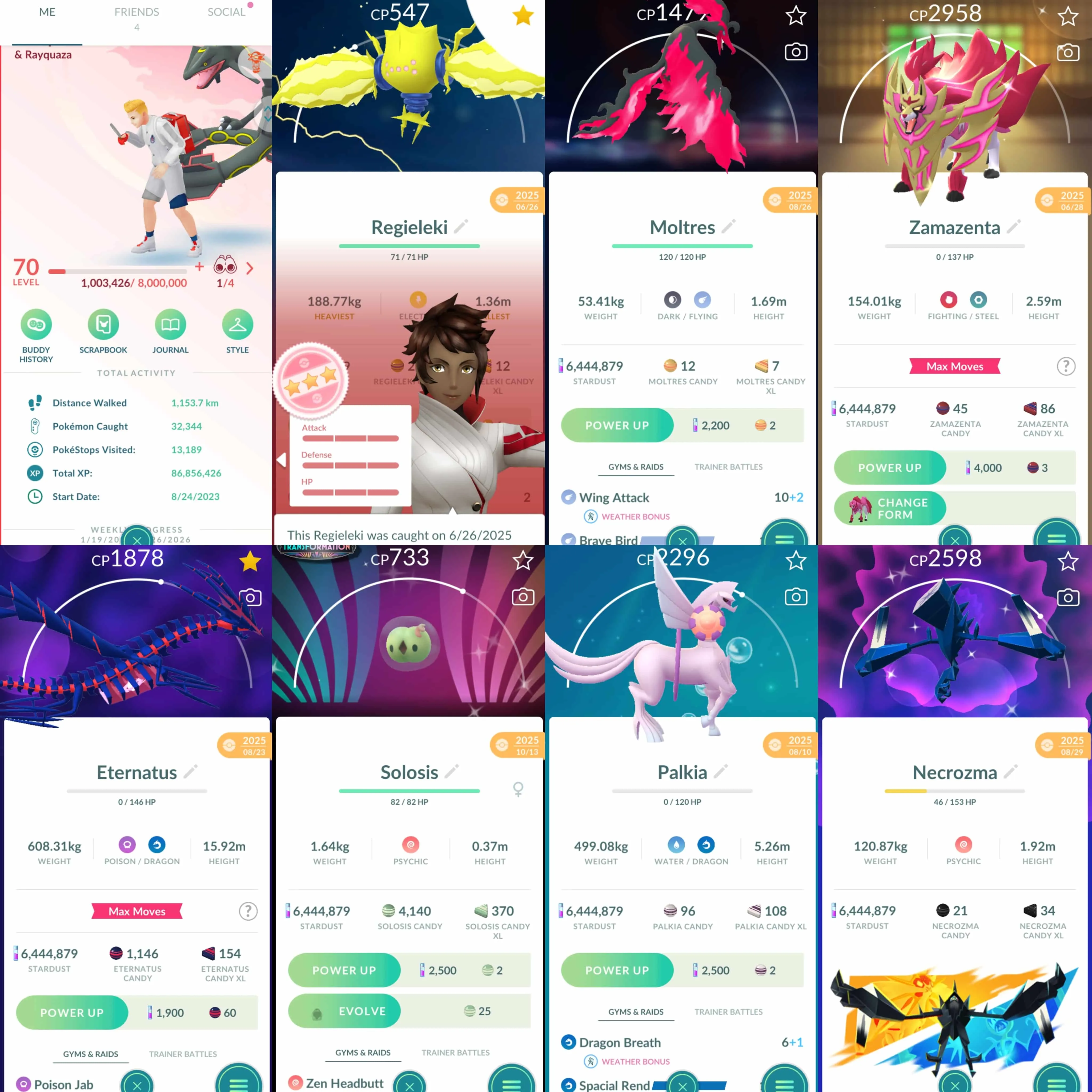 1937 Level 70 Eternatus Galarian Moltres Shiny Mega Rayquaza Shiny Kyogre Shiny Shadow Groudon Shiny Zamazenta Crowned Shield Shiny Mega Metagross