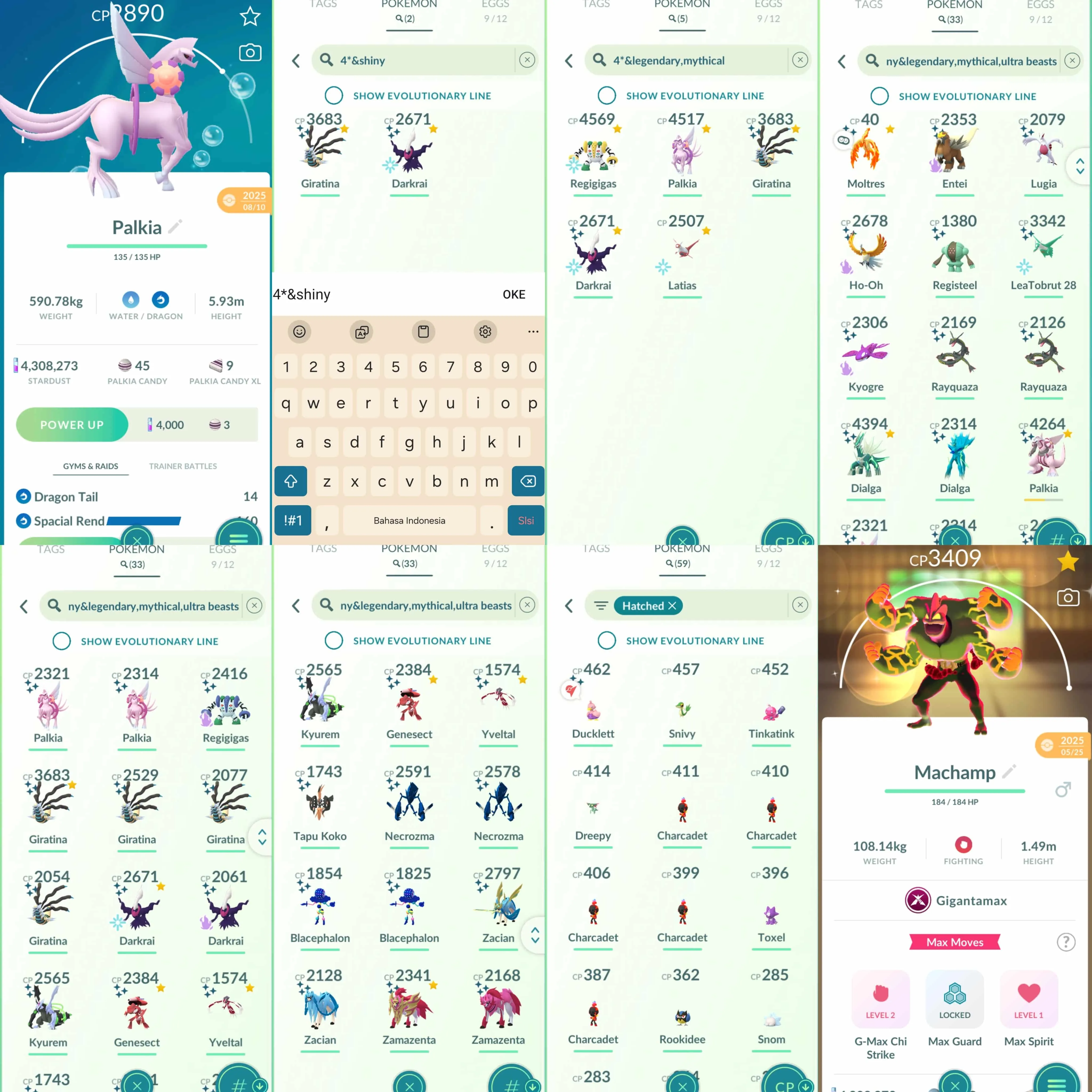 1939 Level 72 Eternatus Palkia Origin100 Shundo Darkrai Shundo Giratina Shiny Mega Rayquaza Shiny Zacian Crowned Sword Shiny Zamazenta Crowned Shield BG Shiny Galarian Moltres Shiny Mega Metagross Shiny Mega Houndoom Shiny Rookidee BG