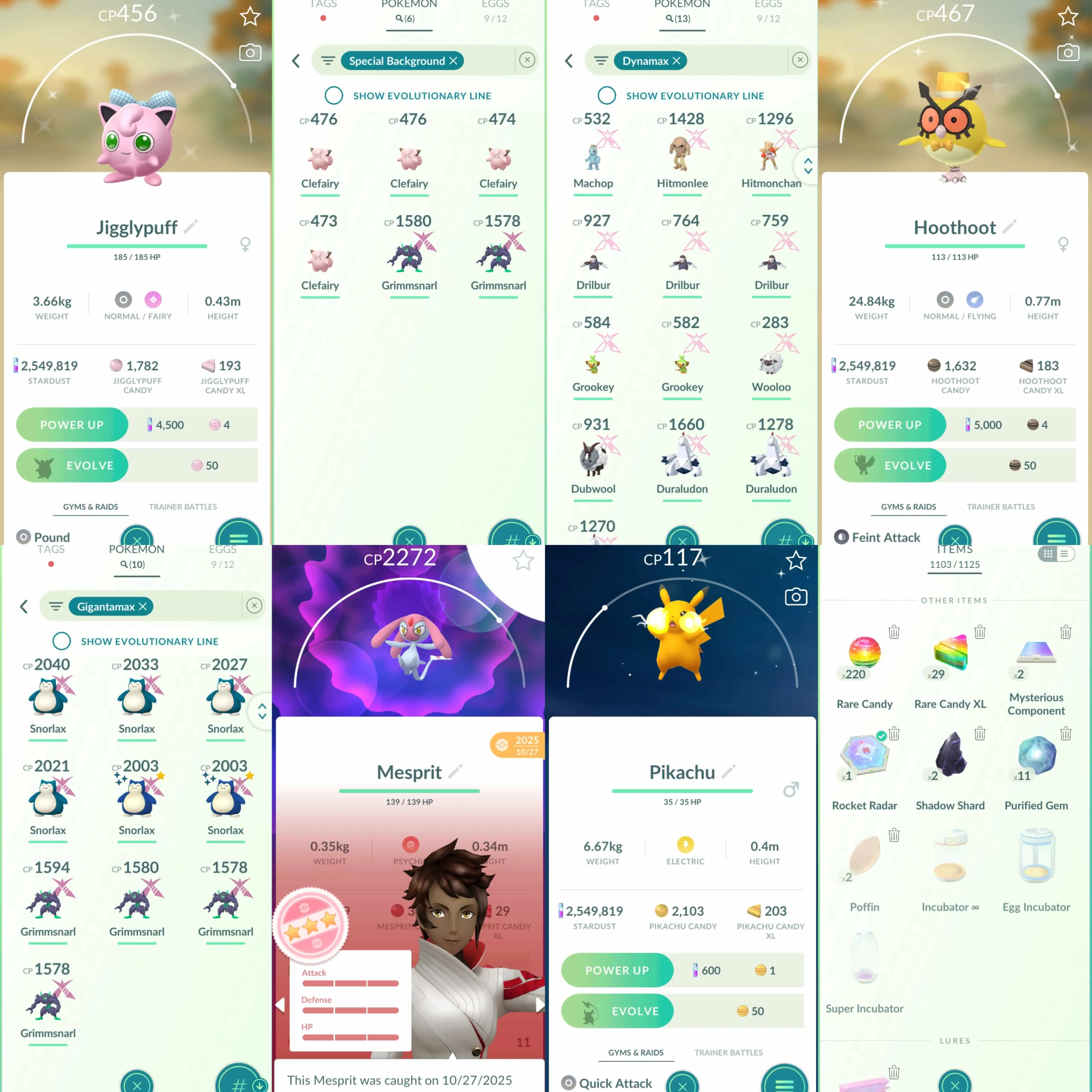 1942 Level 62 Shiny GMax Snorlax x2 Legendary100 x18 Raikou100 Shiny Shadow Cresselia Shiny Thundurus x2 Shiny Reshiram Shiny Kyurem Shiny Tapu Bulu Shiny Party Squirtle