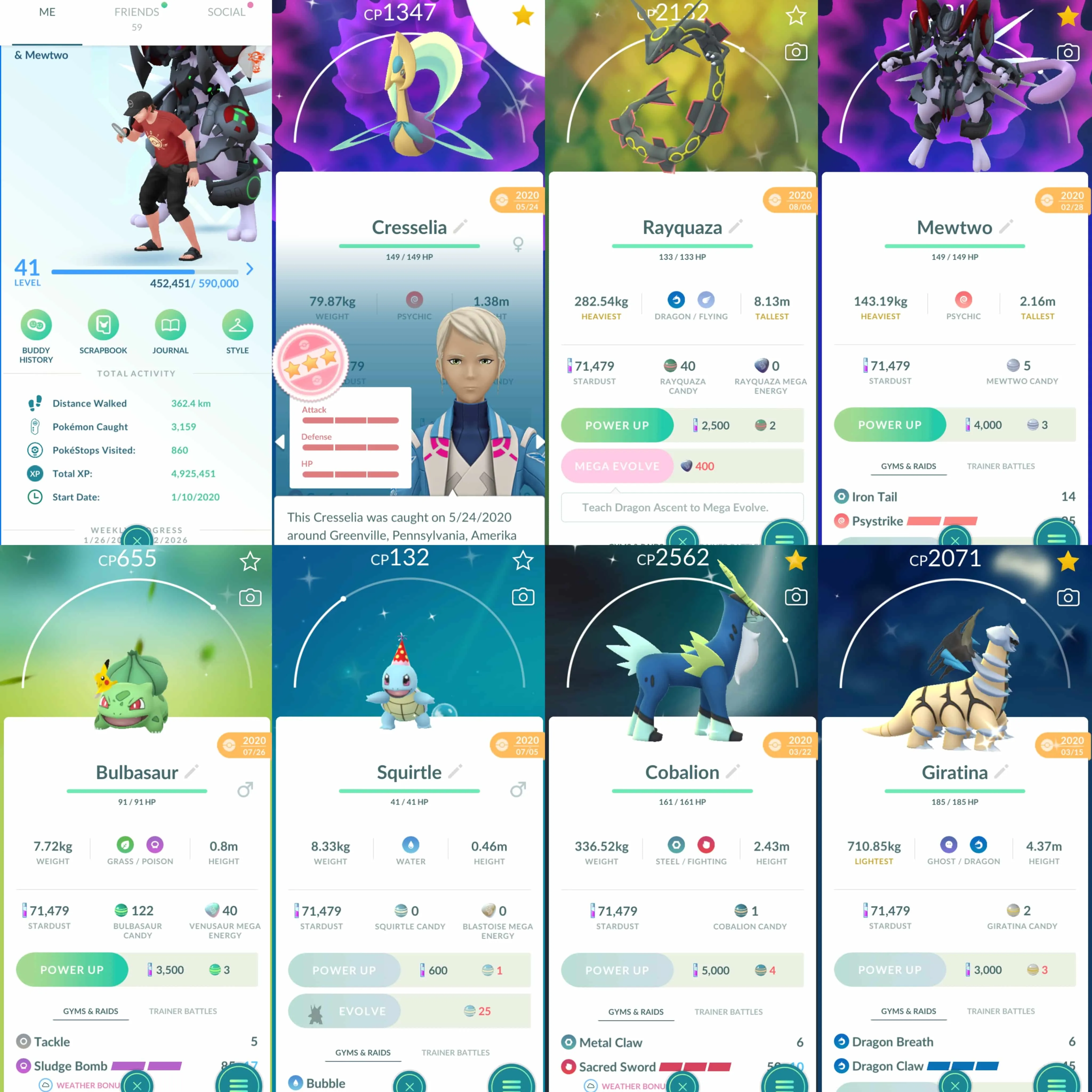 1951 Level 41 Shundo Cresselia Armored Mewtwo x4 tradeable Shiny Rayquaza Shiny Bulbasaur Pikachu Visor Shiny Squirtle Party Hat Shiny Giratina Shiny Cobalion Shiny Chansey Infernape100