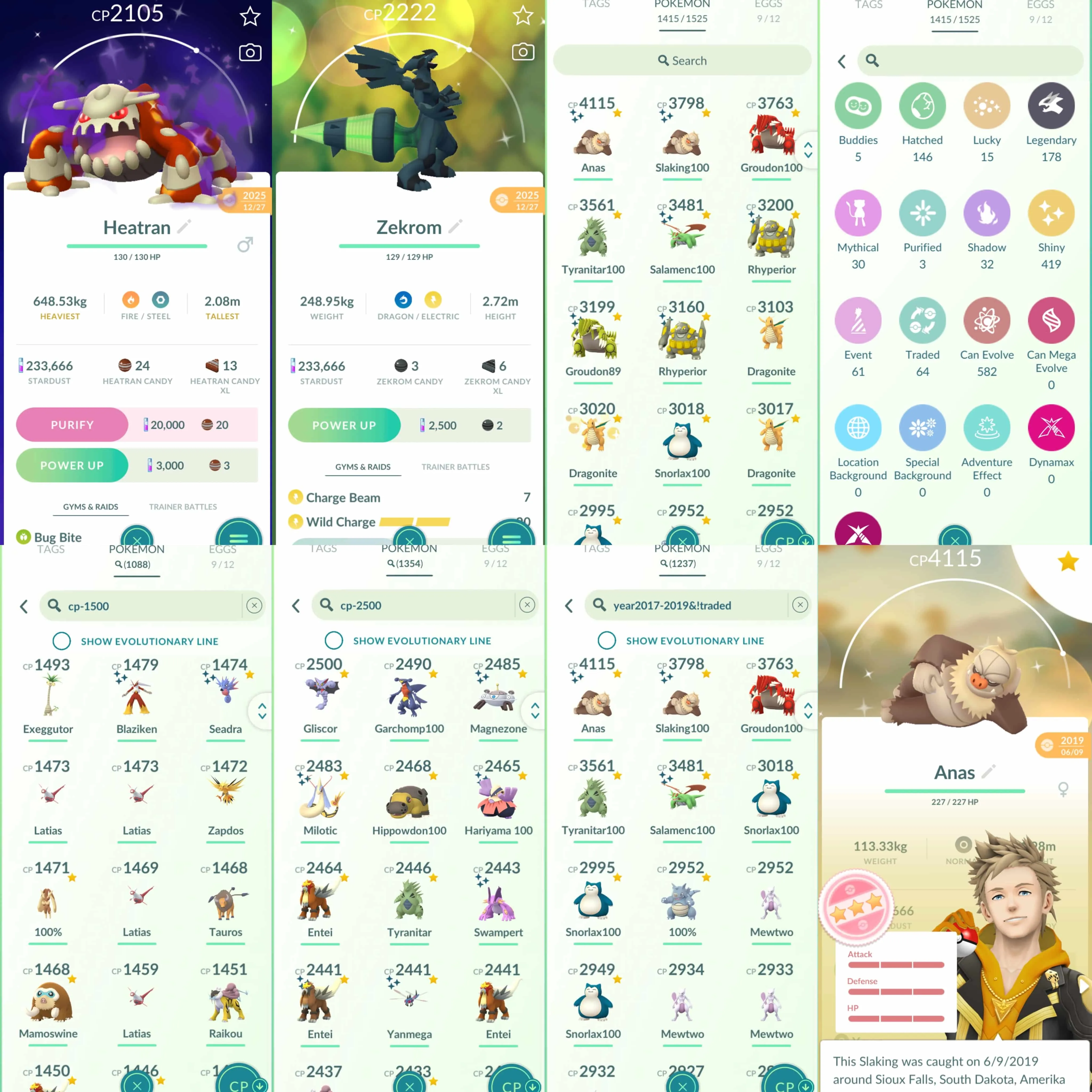 1952 Level 50 2016. Armored Mewtwo x2 tradeable Shiny Rayquaza Shiny Mewtwo Shiny Metagross Shiny Flower Crown Eevee x1 tradeable Shiny Charizard Shiny Pikachu Lucario Hat (traded) Shiny Charmander Cubine Hat (traded)