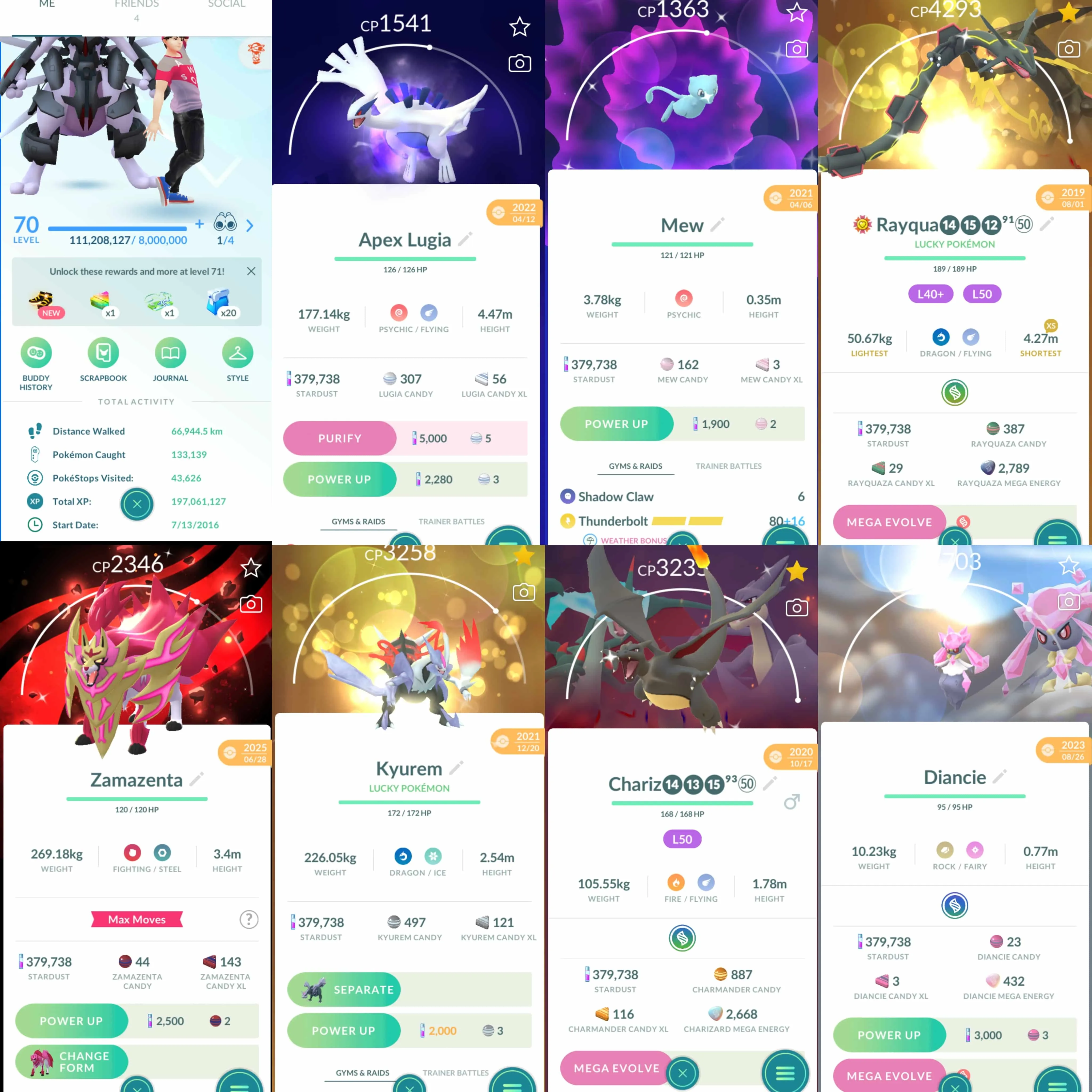 1947 Level 70 2016 Legacy 50 (Level 50 Jacket). Shadow Apex Lugia only Shiny Mew Shiny Mega Rayquaza Lucky Samsung 2021 T-Shirt Shiny Lucky Rayquaza x3 Shiny Mewtwo Shundo Lucky Mega Garchomp Shundo Azelf Shundo Lucky Haxorus