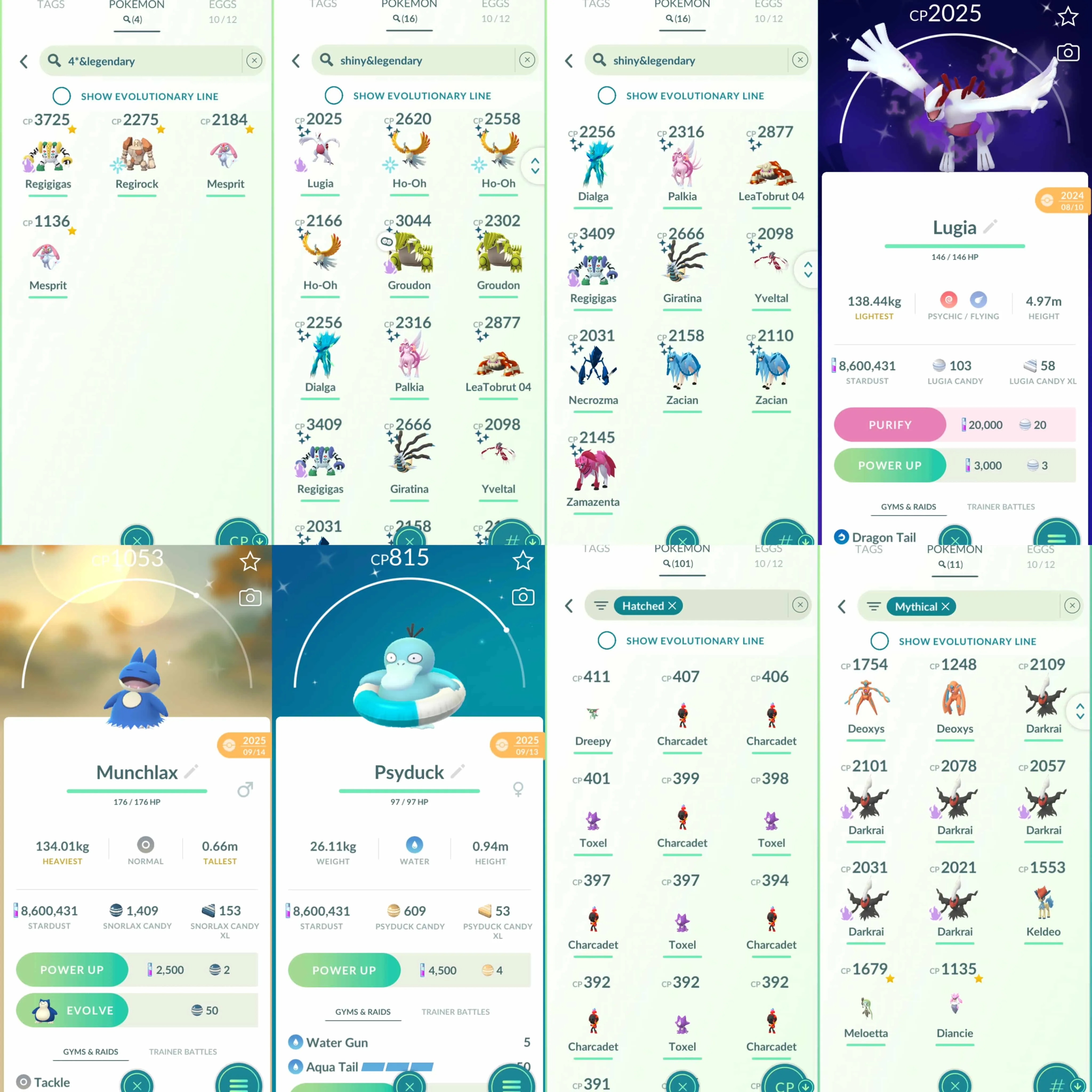 1955 Level 71 Eternatus Rare Shadow Regigigas100 Shiny Mega GMax Charizard Shiny GMax Grimmsnarl Shiny Reuniclus BG Shiny Zacian BG Shiny Ho-Oh Wild Area BG (traded) Shiny Palkia Origin Spacial Rend