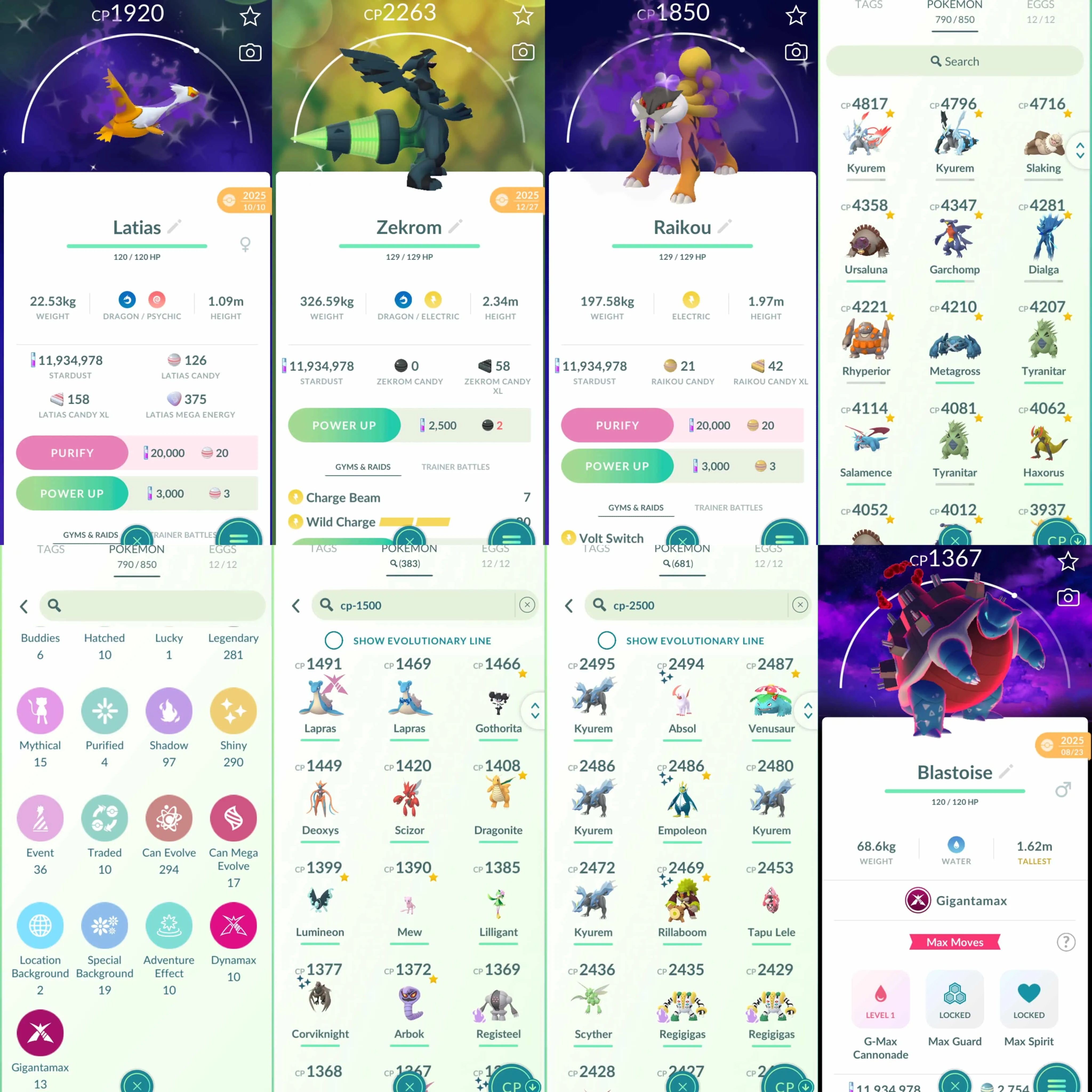 1958 Level 73 Eternatus Shiny Mega Rayquaza Shiny Mega Metagross Shiny Piplup BG x3 Shundo: Empoleon, Pancham, Rillaboom, Rookidee, Quaquaval, Mega Aerodactyl.